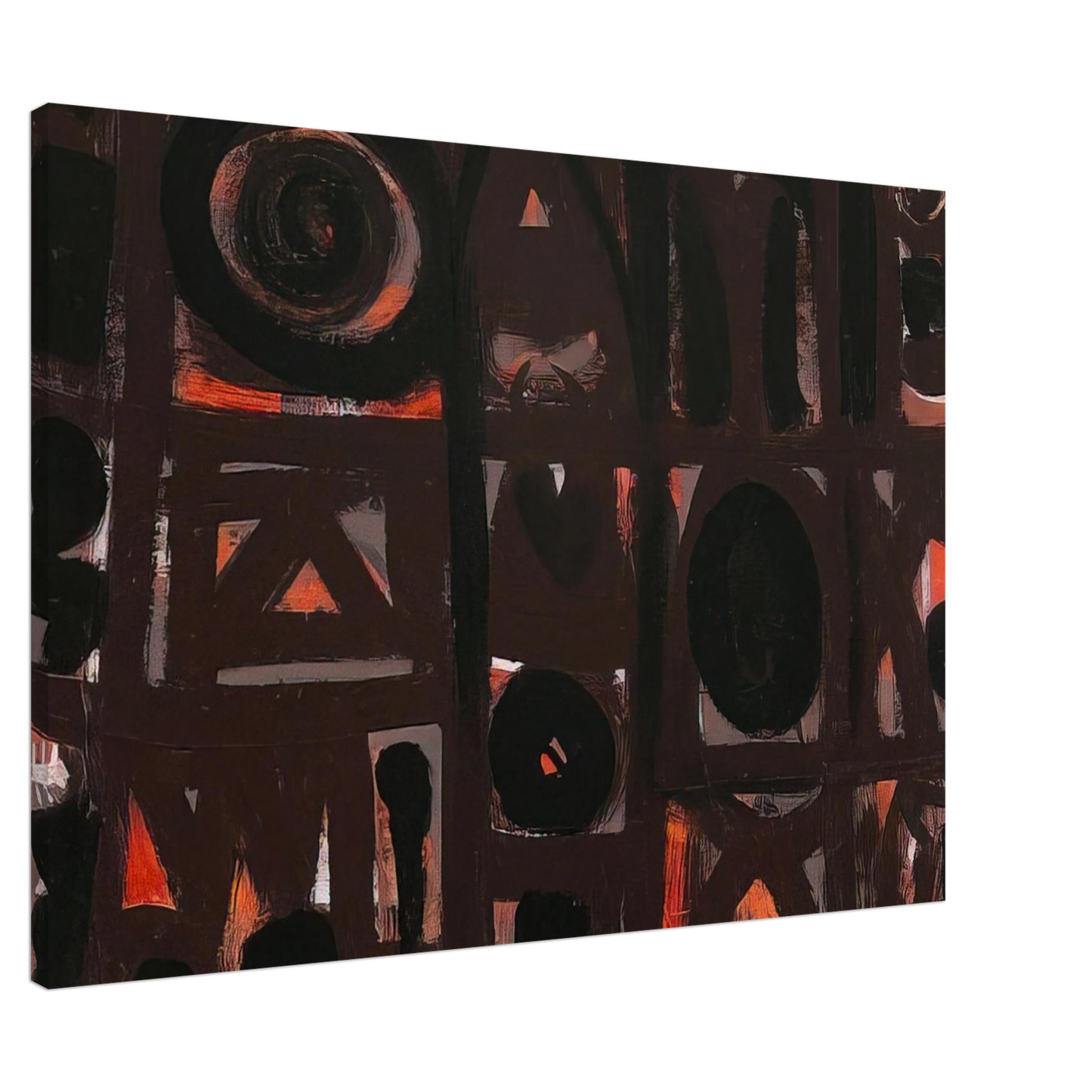 Adolph Gottlieb - Night Forms - 1950 Canvas - 20x30 cm / 8x12 inches-canvas