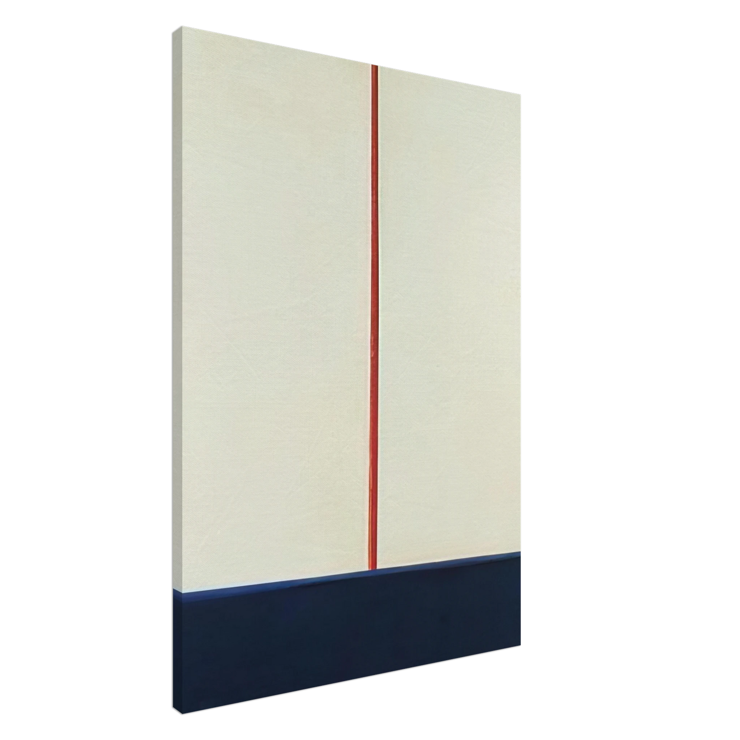 Blinky Palermo - KOMPOSITION BLAU ROT AUF WEISS 1965 Canvas - 20x30 cm / 8x12 inches-canvas