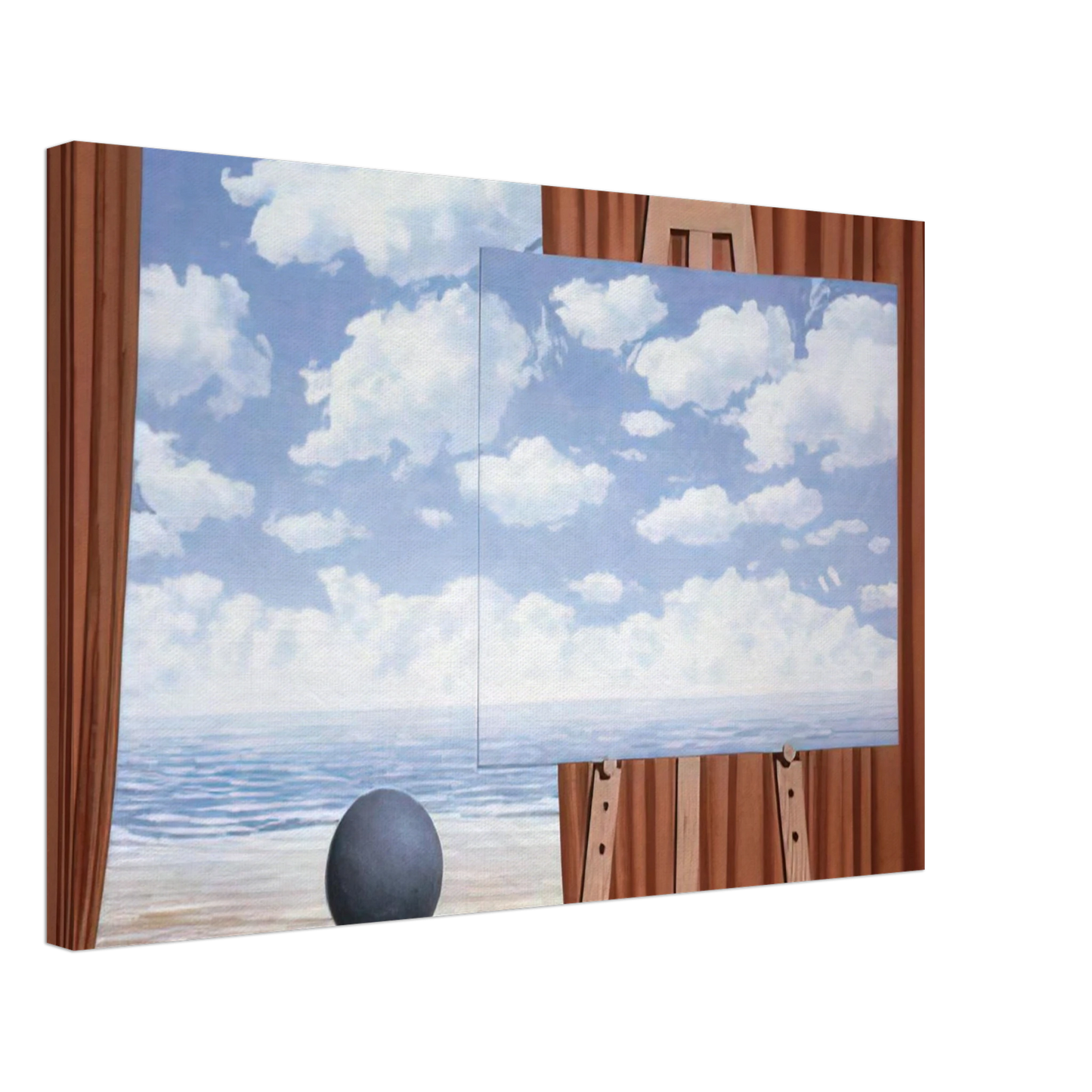 Rene Magritte - THE FAIR CAPTIVE 1965 Canvas - 70x100 cm / 28x40 inches-canvas