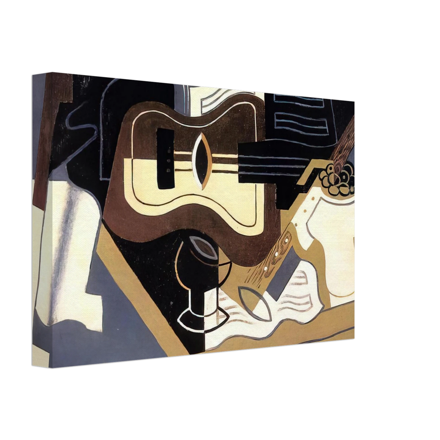 Juan Gris - GUITAR AND CLARINET 1920 Canvas - 70x100 cm / 28x40 inches-canvas
