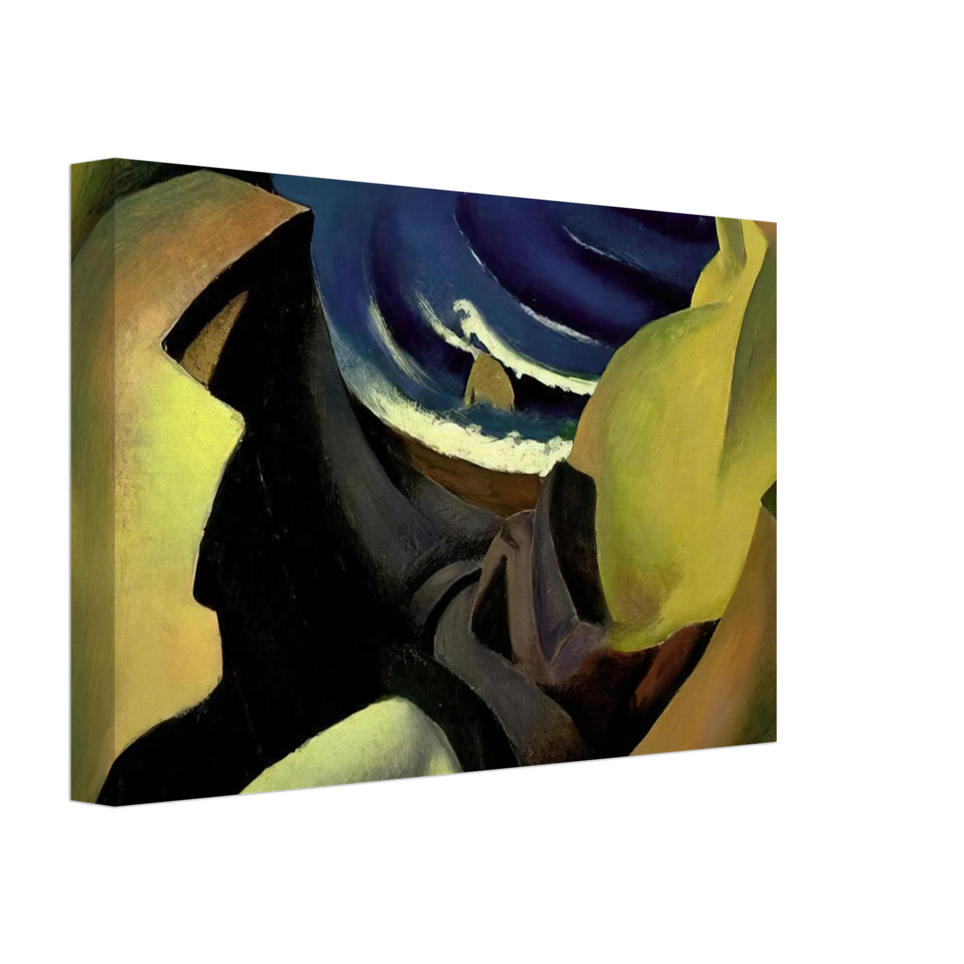 Thomas Hart Benton - THE CLIFFS 1921 Canvas - 70x100 cm / 28x40 inches-canvas