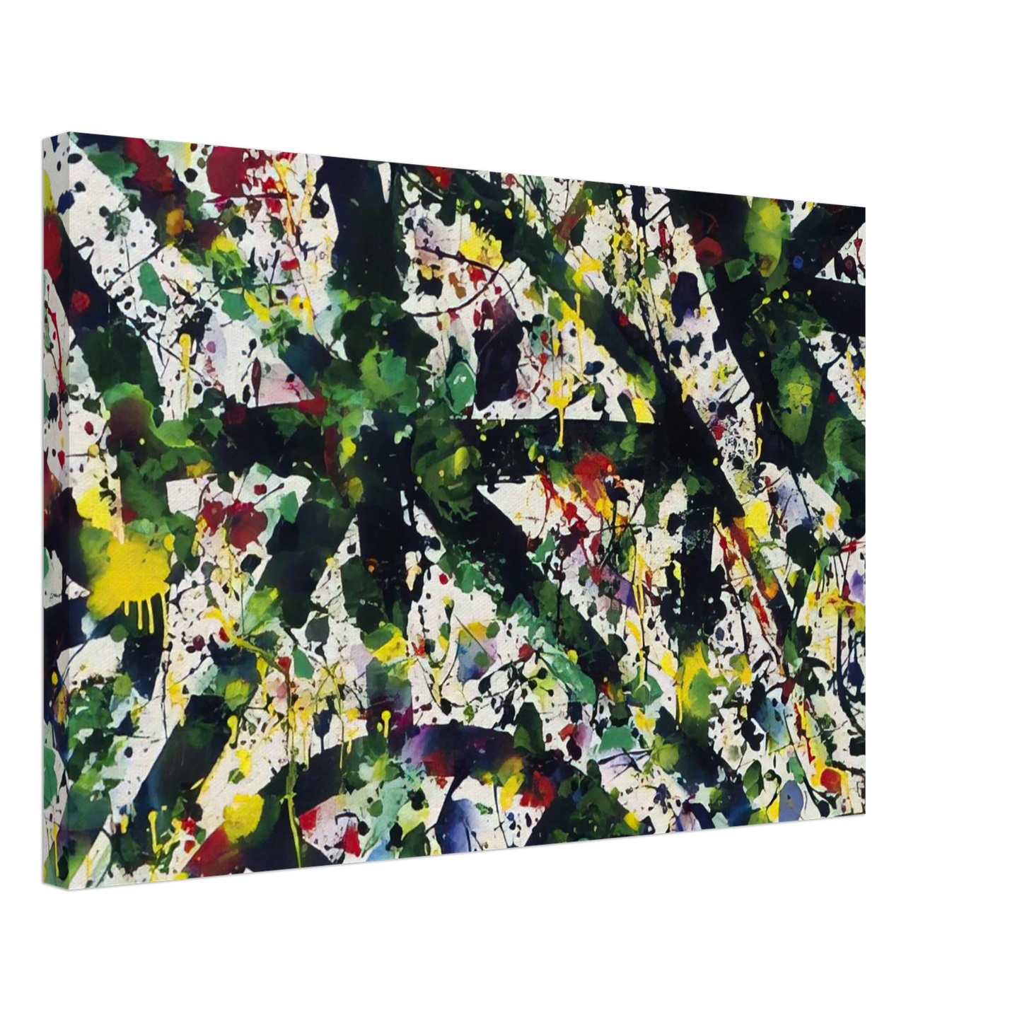Sam Francis - Green Buddha Canvas - 70x100 cm / 28x40 inches-canvas