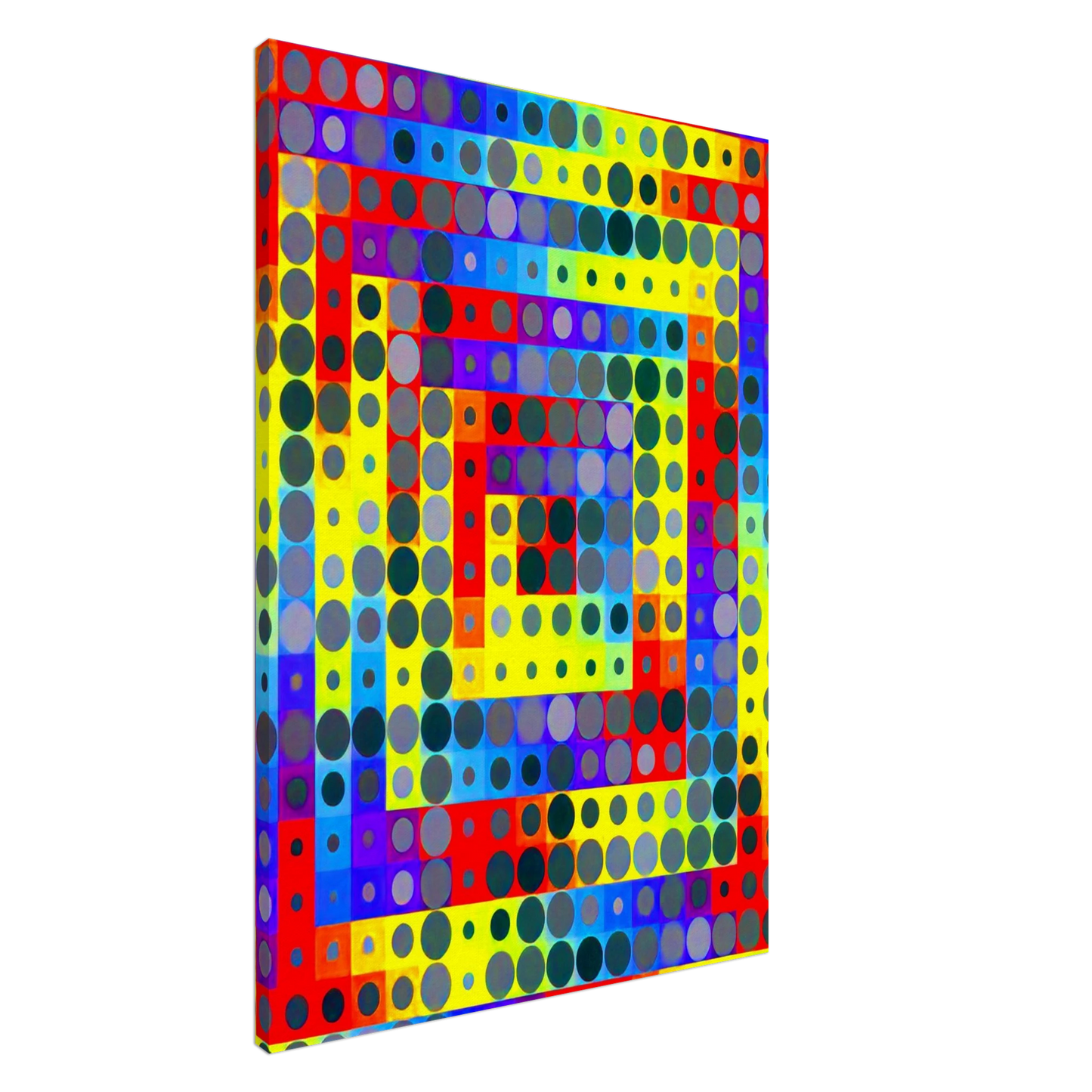 Victor Vasarely - Orion Gris - 1969 Canvas - 20x30 cm / 8x12 inches-canvas