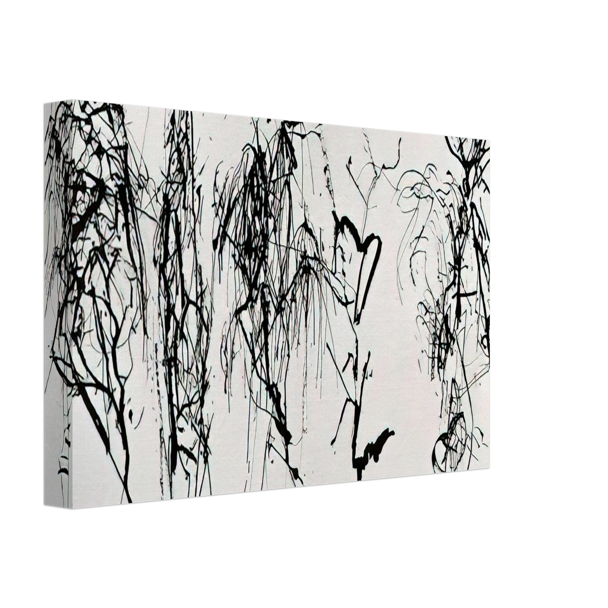 Brice Marden - Summer Scroll #8 Five Kinds of Hydra Trees - 1986 Canvas - 70x100 cm / 28x40 inches-canvas