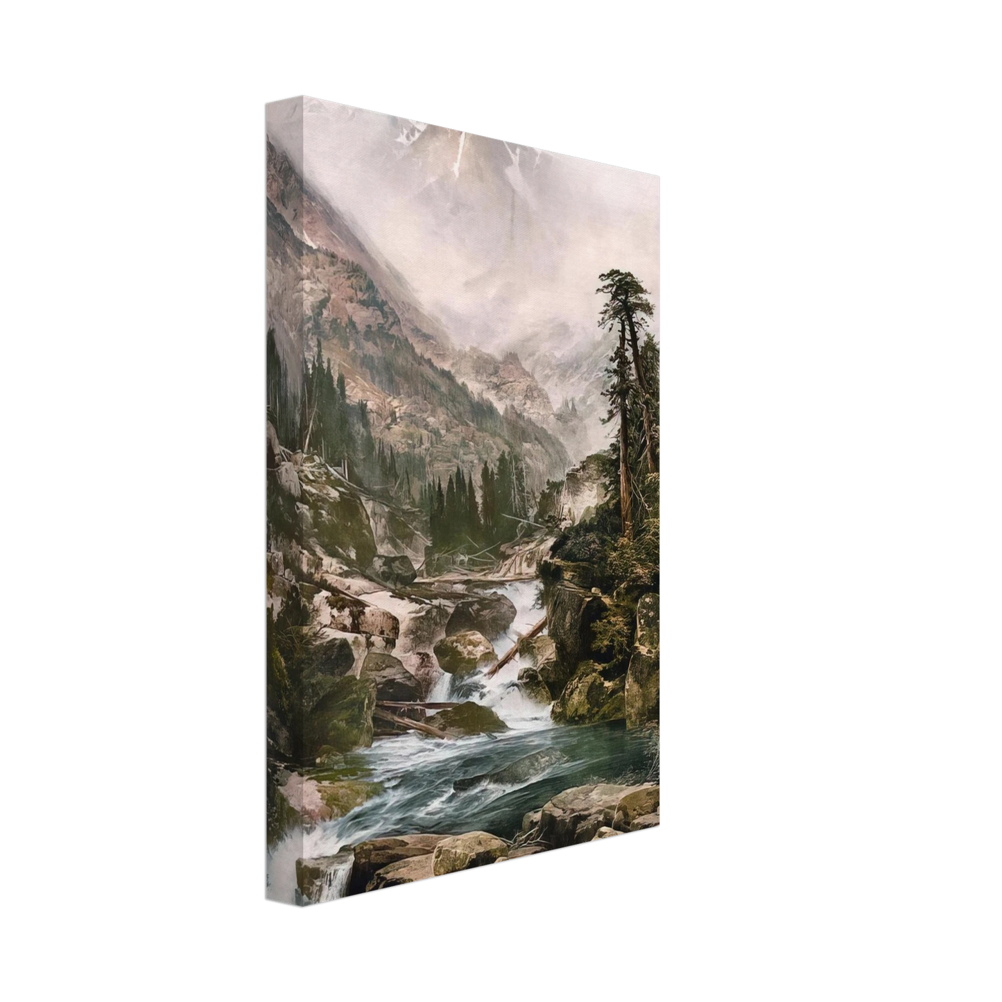 Thomas Moran - Mount of the Holy Cross Canvas - 40x60 cm / 16x24 inches-canvas