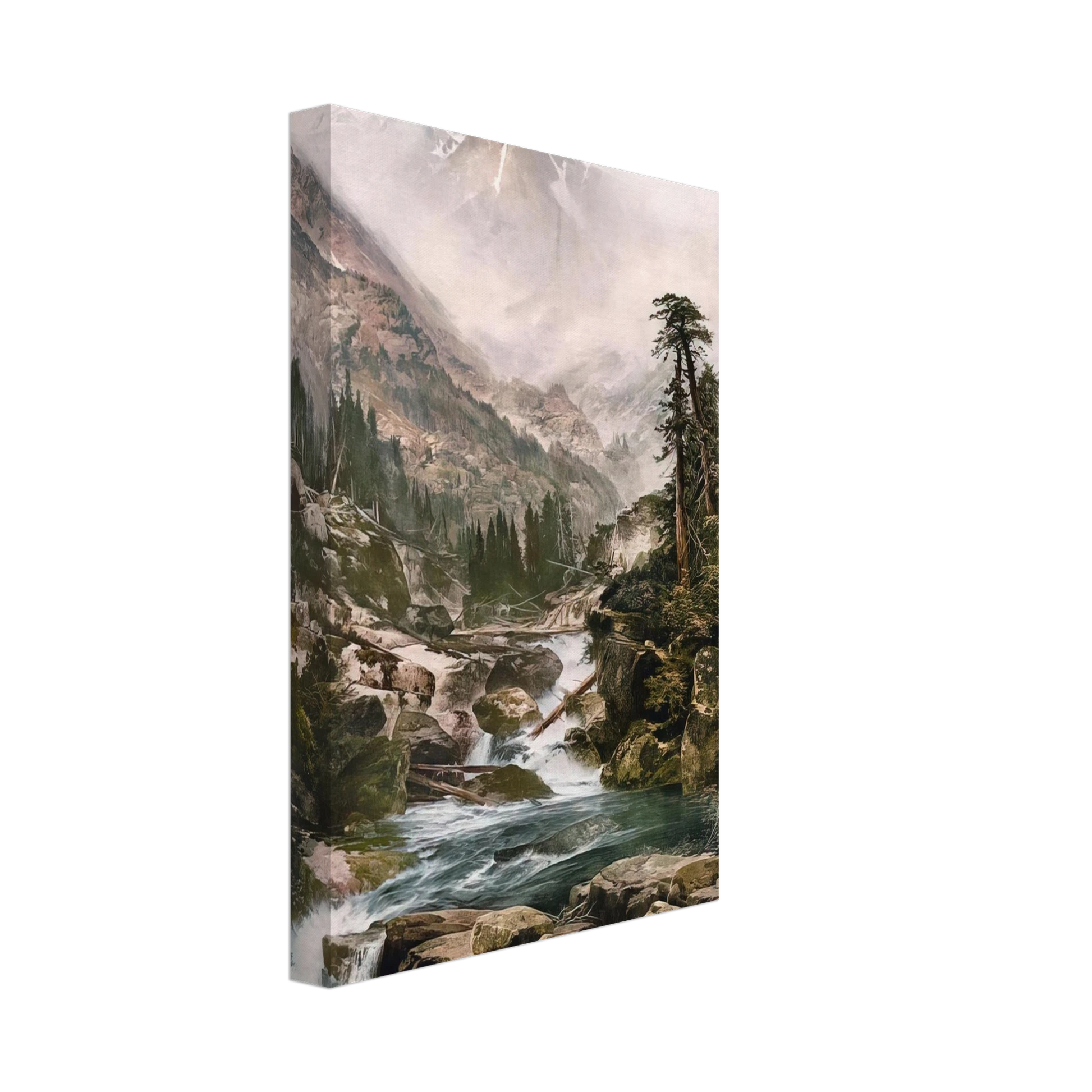 Thomas Moran - Mount of the Holy Cross Canvas - 40x60 cm / 16x24 inches-canvas