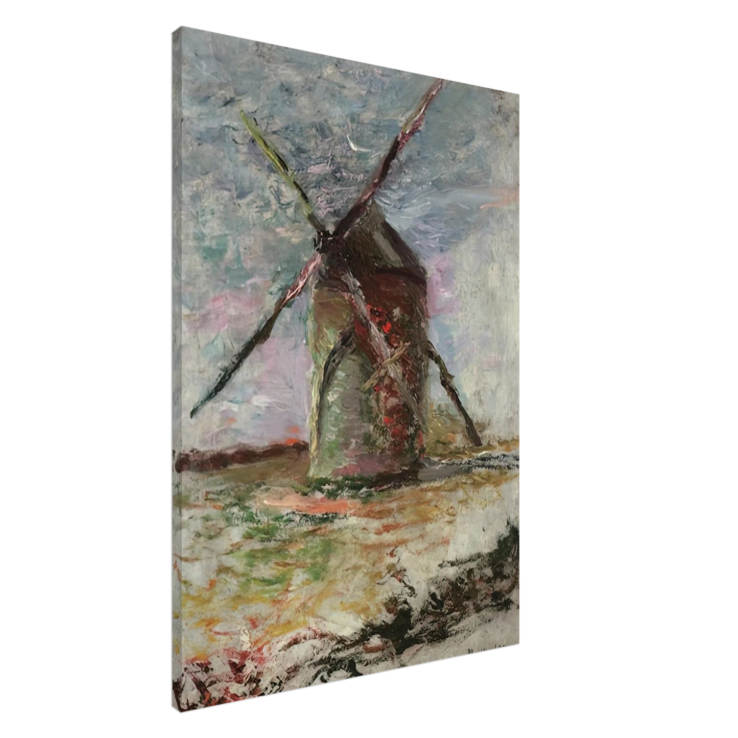 Henri Matisse - MOULIN 1897 Canvas - 20x30 cm / 8x12 inches-canvas