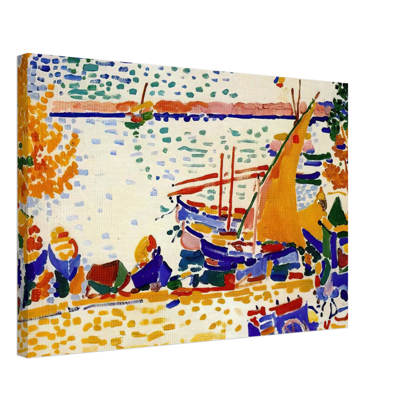 Andre Derain - THE PORT OF COLLIOURE 1905 1 Canvas - 40x60 cm / 16x24 inches-canvas