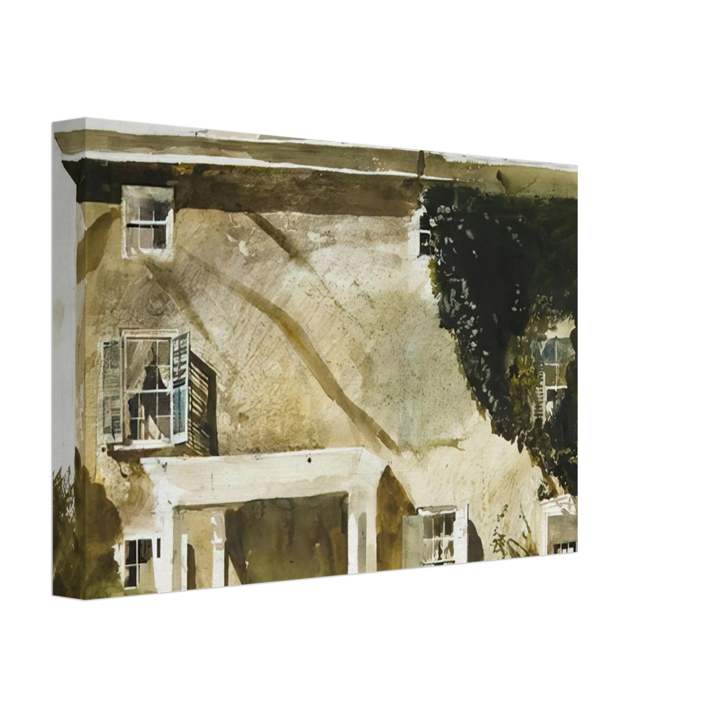 Andrew Wyeth - THE HATTON HOUSE 1967 Canvas - 70x100 cm / 28x40 inches-canvas