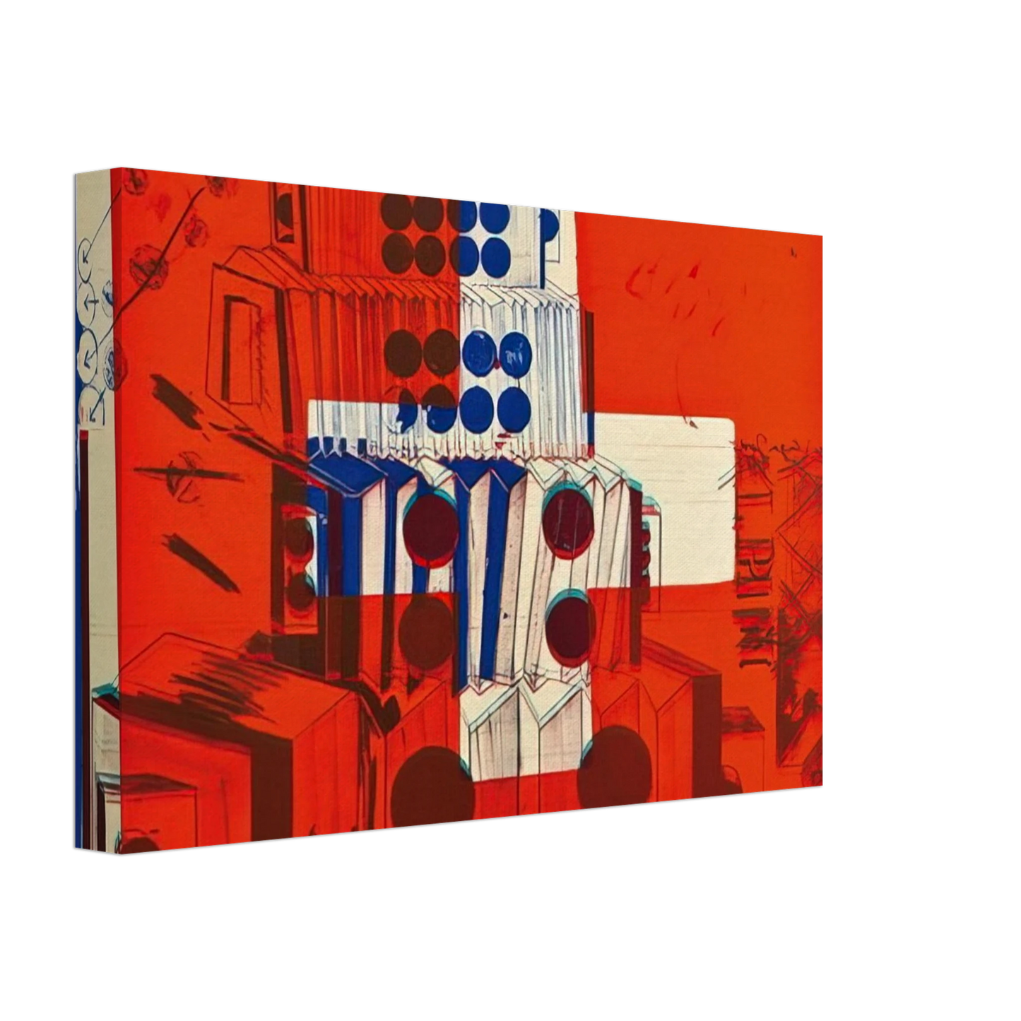 Dieter Roth - Ars Alpina I - 1972 Canvas - 70x100 cm / 28x40 inches-canvas