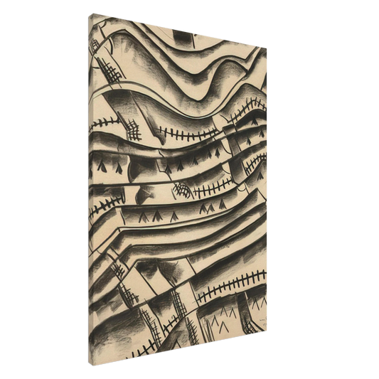 Man Ray - RIDGEFIELD LANDSCAPE Canvas - 20x30 cm / 8x12 inches-canvas