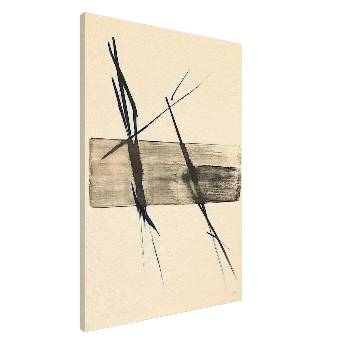 Toko Shinoda - Beyond - Abstract Expressionism Canvas - 20x30 cm / 8x12 inches-canvas