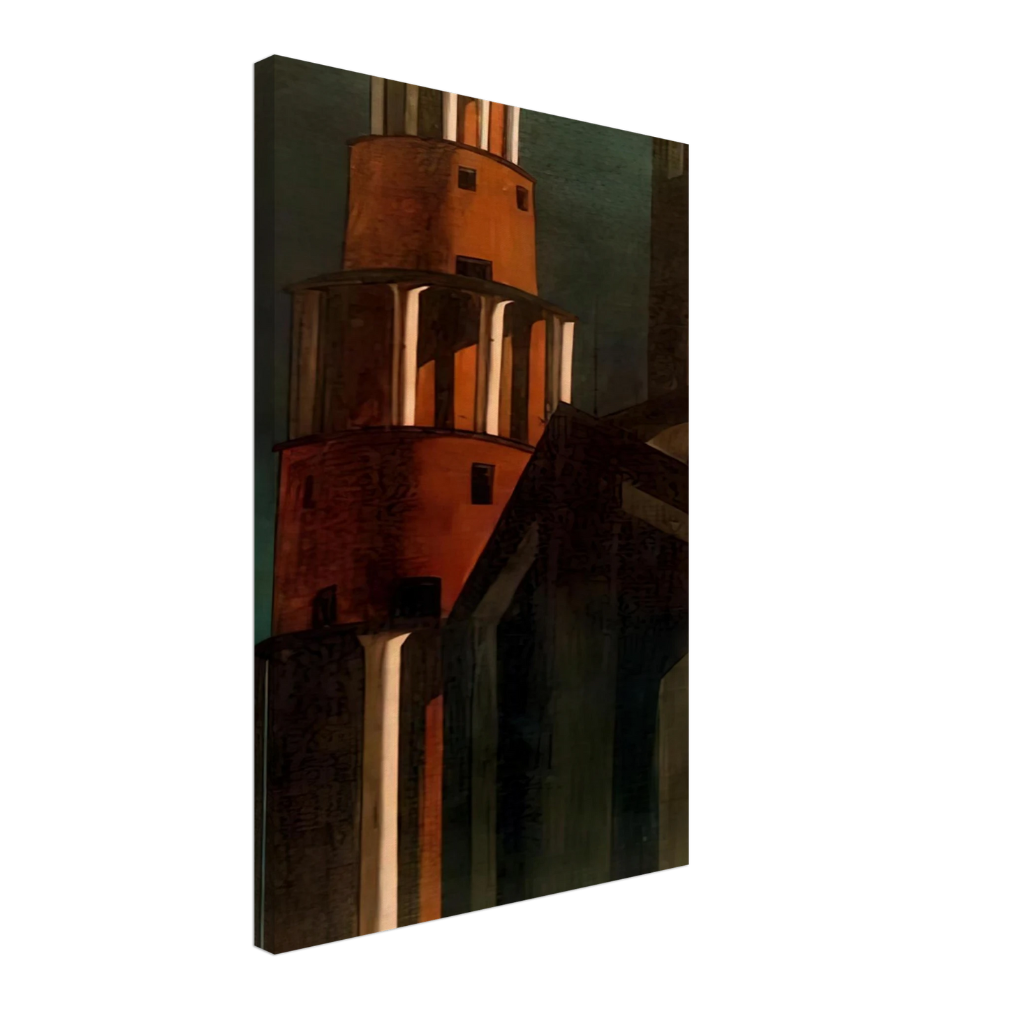 Giorgio de Chirico - THE TOWER Canvas - 40x60 cm / 16x24 inches-canvas