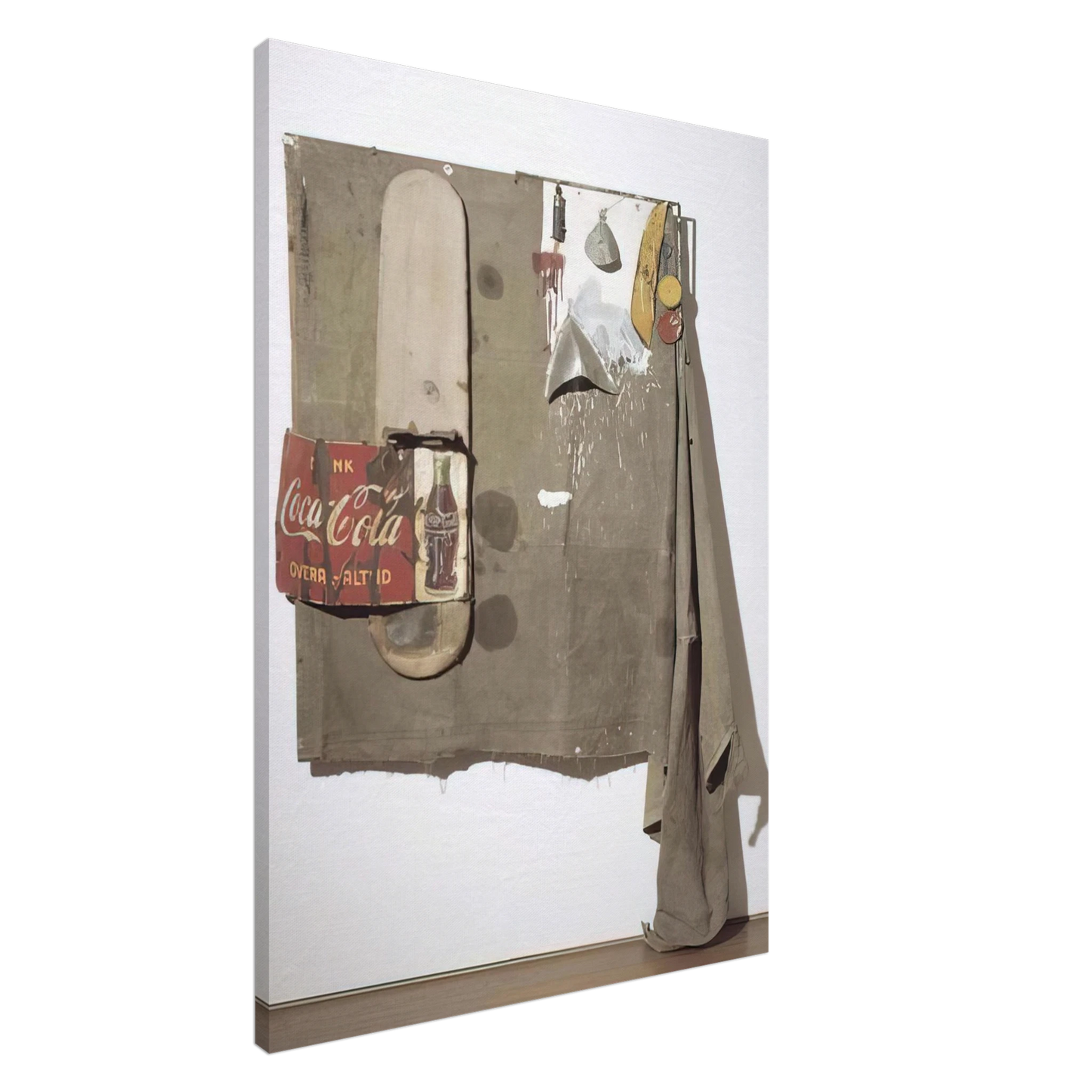 Robert Rauschenberg - DYLABY 1962 Canvas - 20x30 cm / 8x12 inches-canvas