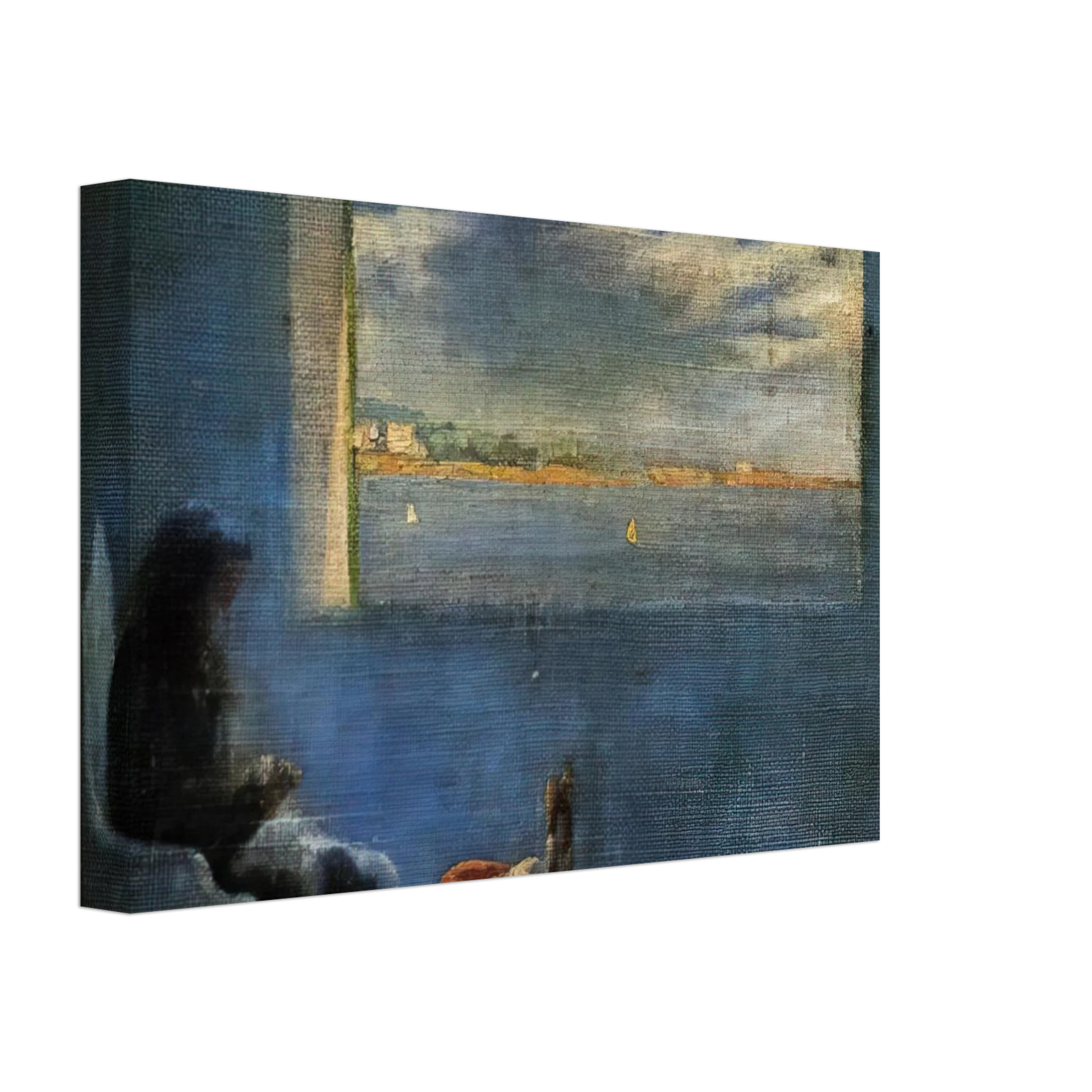 Salvador Dali - PORTRAIT OF GRANDMOTHER ANA SEWING Canvas - 70x100 cm / 28x40 inches-canvas