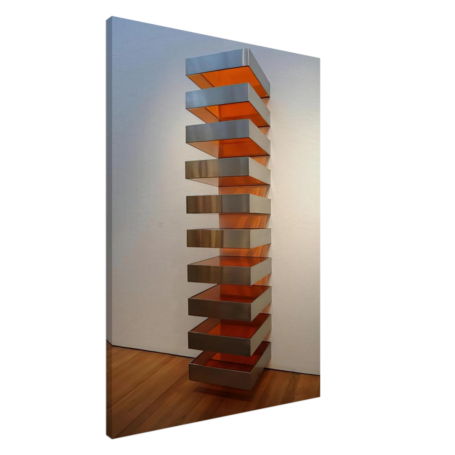 Donald Judd - Untitled DSS 120 - 1968 Canvas - 20x30 cm / 8x12 inches-canvas
