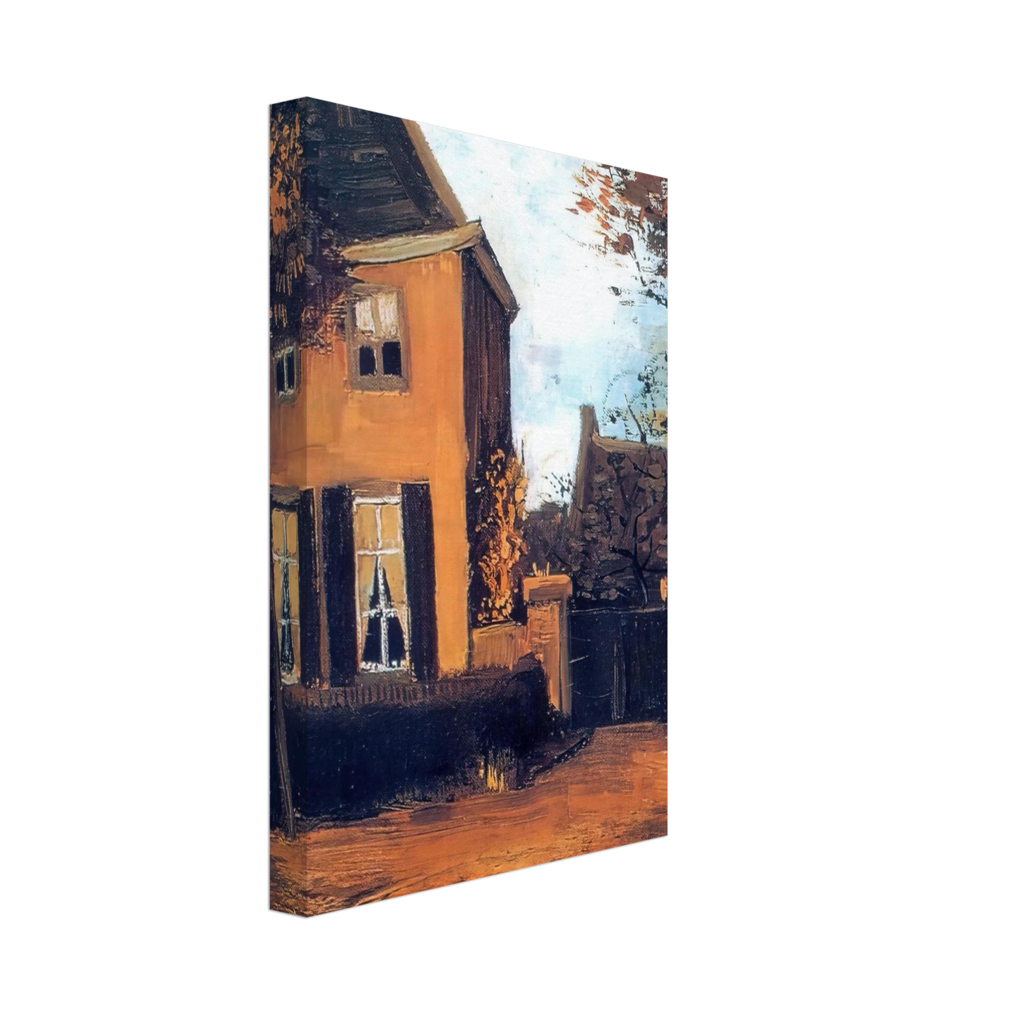 Vincent van Gogh - The Vicarage at Nuenen Canvas - 70x100 cm / 28x40 inches-canvas