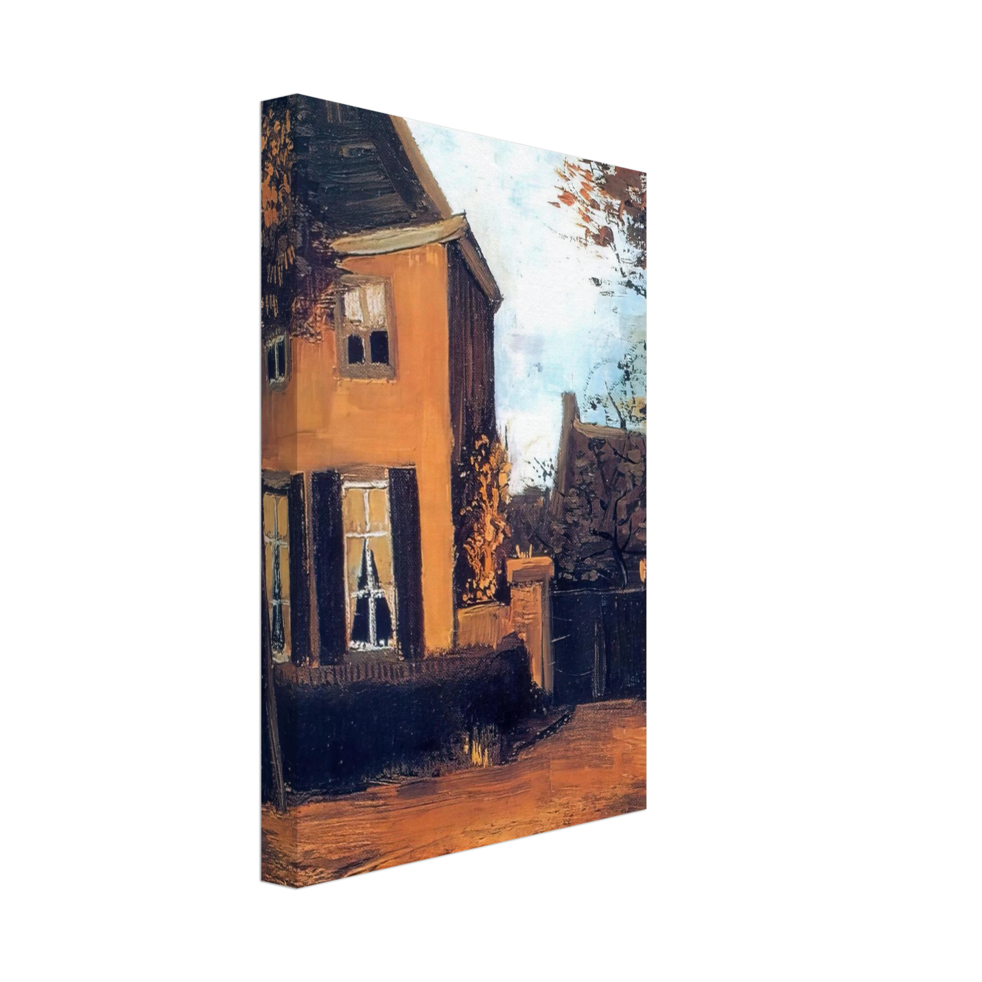 Vincent van Gogh - The Vicarage at Nuenen Canvas - 70x100 cm / 28x40 inches-canvas
