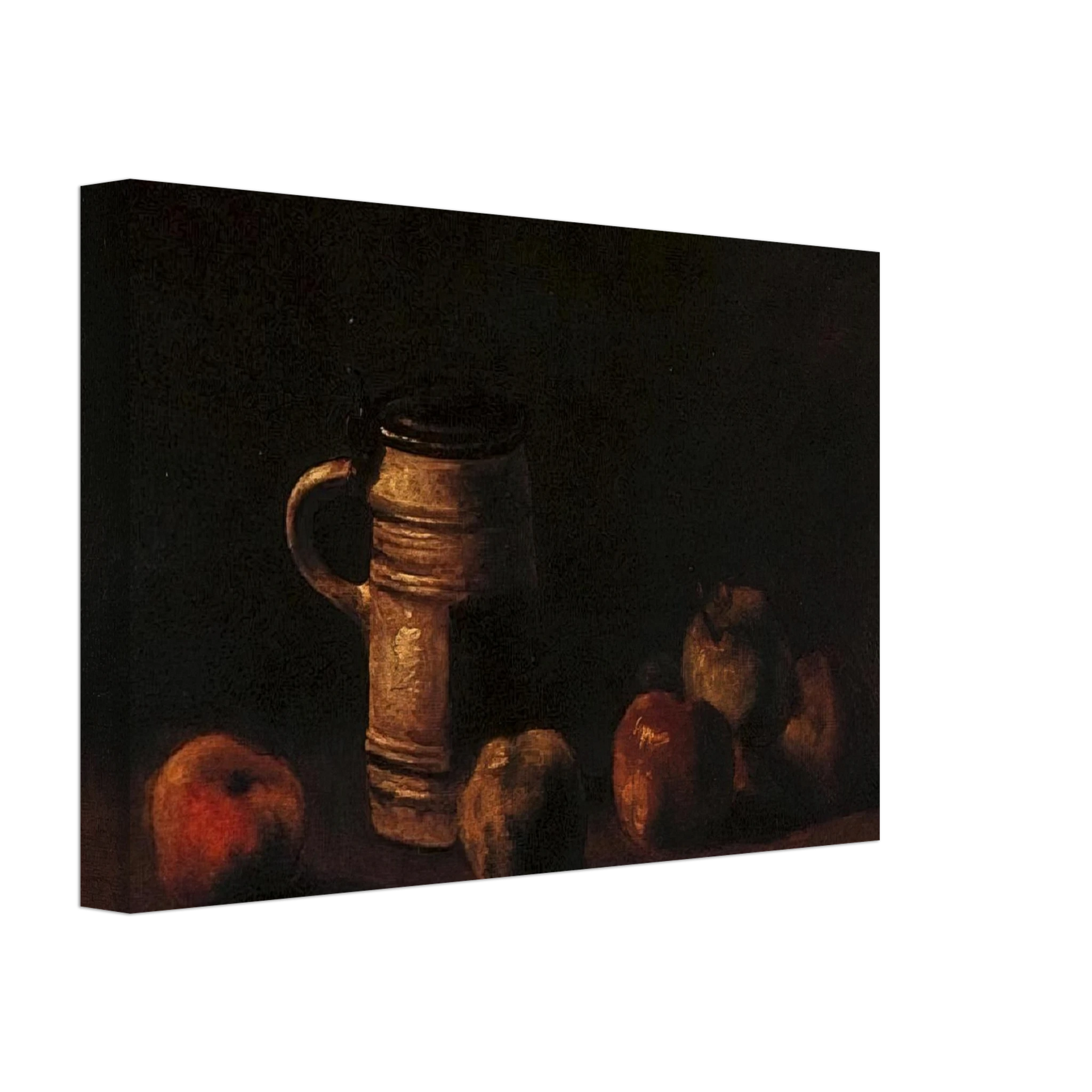 Vincent van Gogh - Still Life with Beer Mug and Fruit Canvas - 40x60 cm / 16x24 inches-canvas