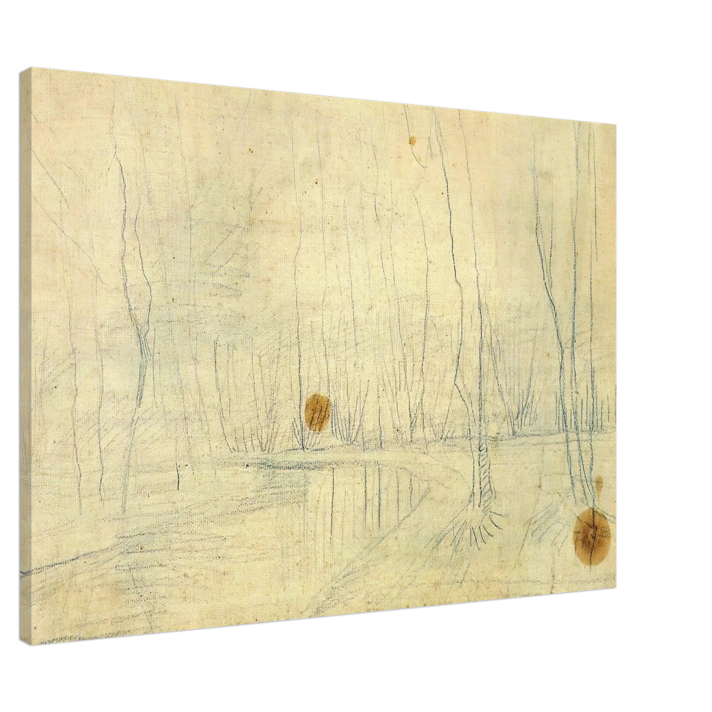 Vincent van Gogh - Park View Canvas - 20x30 cm / 8x12 inches-canvas