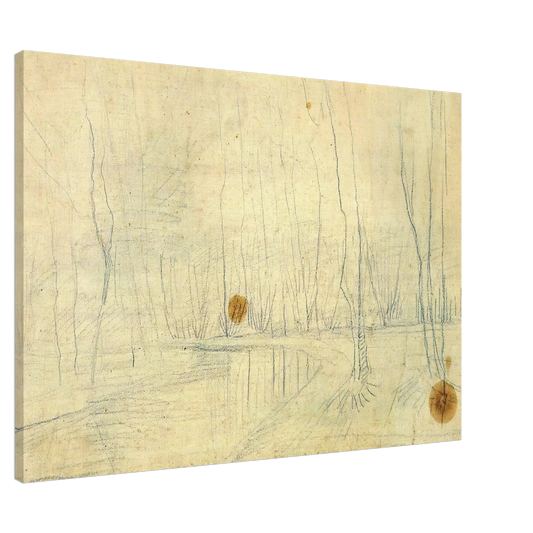 Vincent van Gogh - Park View Canvas - 20x30 cm / 8x12 inches-canvas