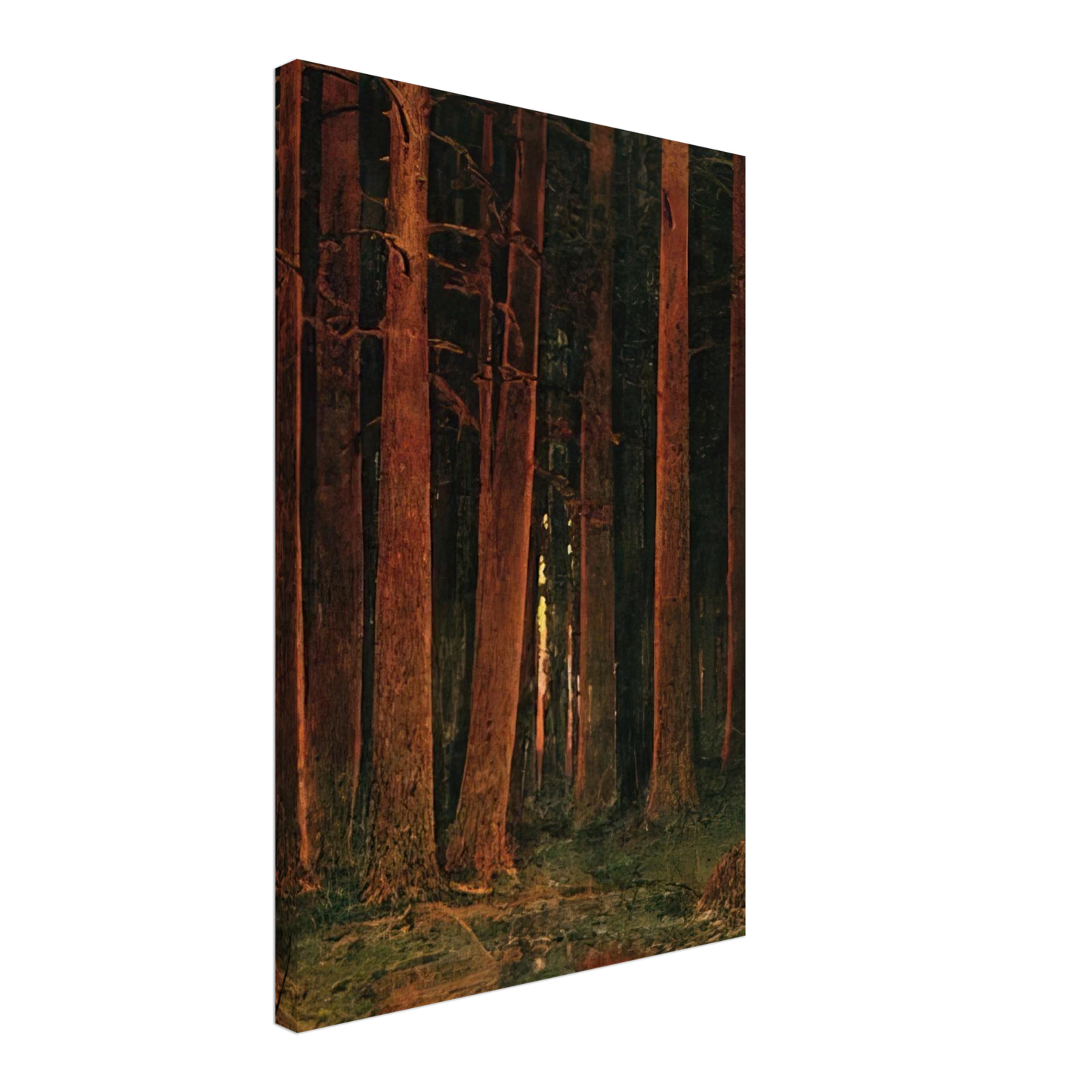 Arkhyp Kuindzhi - Sunset in the forest Canvas - 70x100 cm / 28x40 inches-canvas