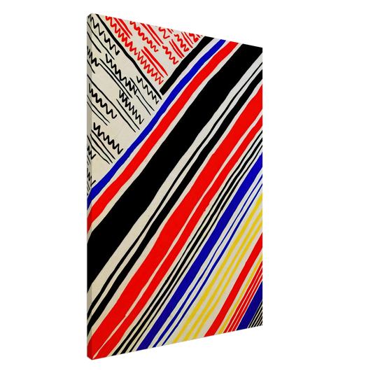 Sonia Delaunay - COMPOSITION 11 Canvas - 20x30 cm / 8x12 inches-canvas