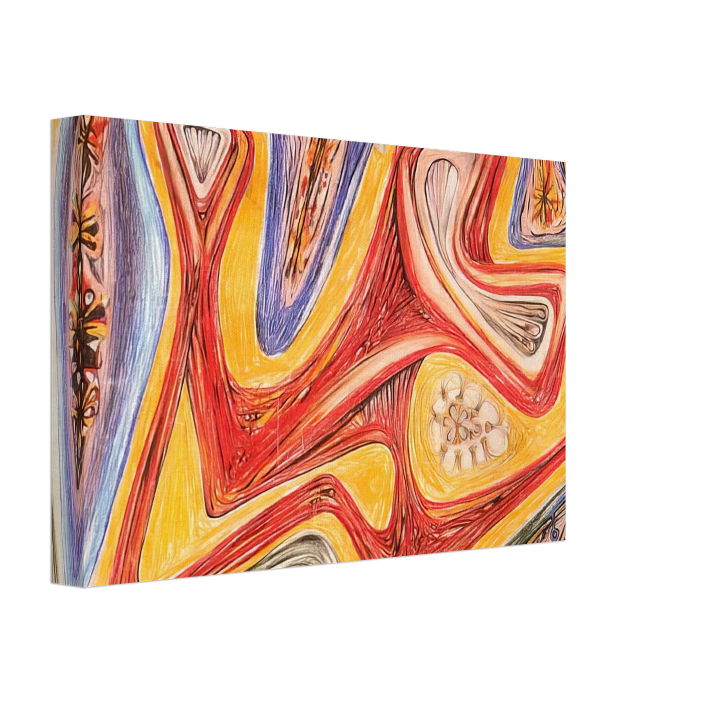 Roberto Matta - GLANDE FICTION 1938 Canvas - 40x60 cm / 16x24 inches-canvas