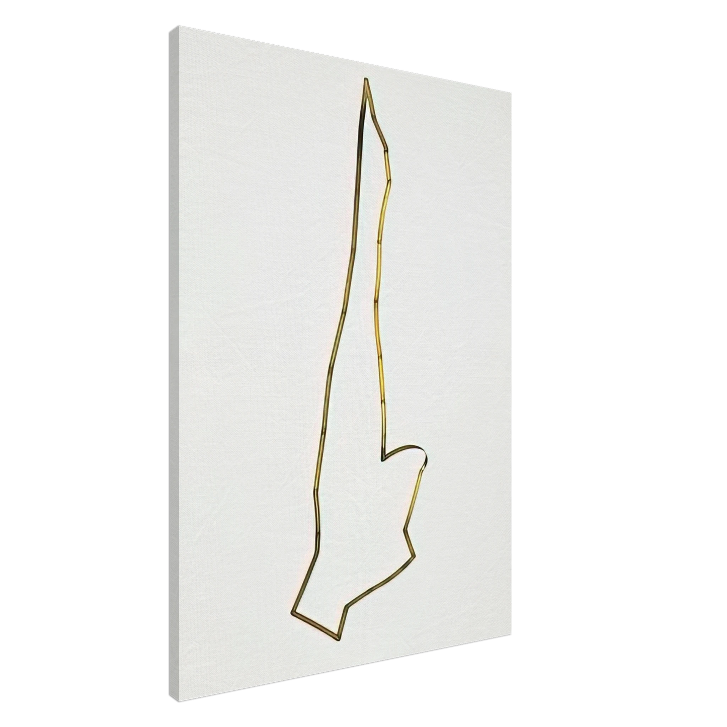 Gyula Kosice - Mobile Articulated Sculpture - 1948 Canvas - 20x30 cm / 8x12 inches-canvas