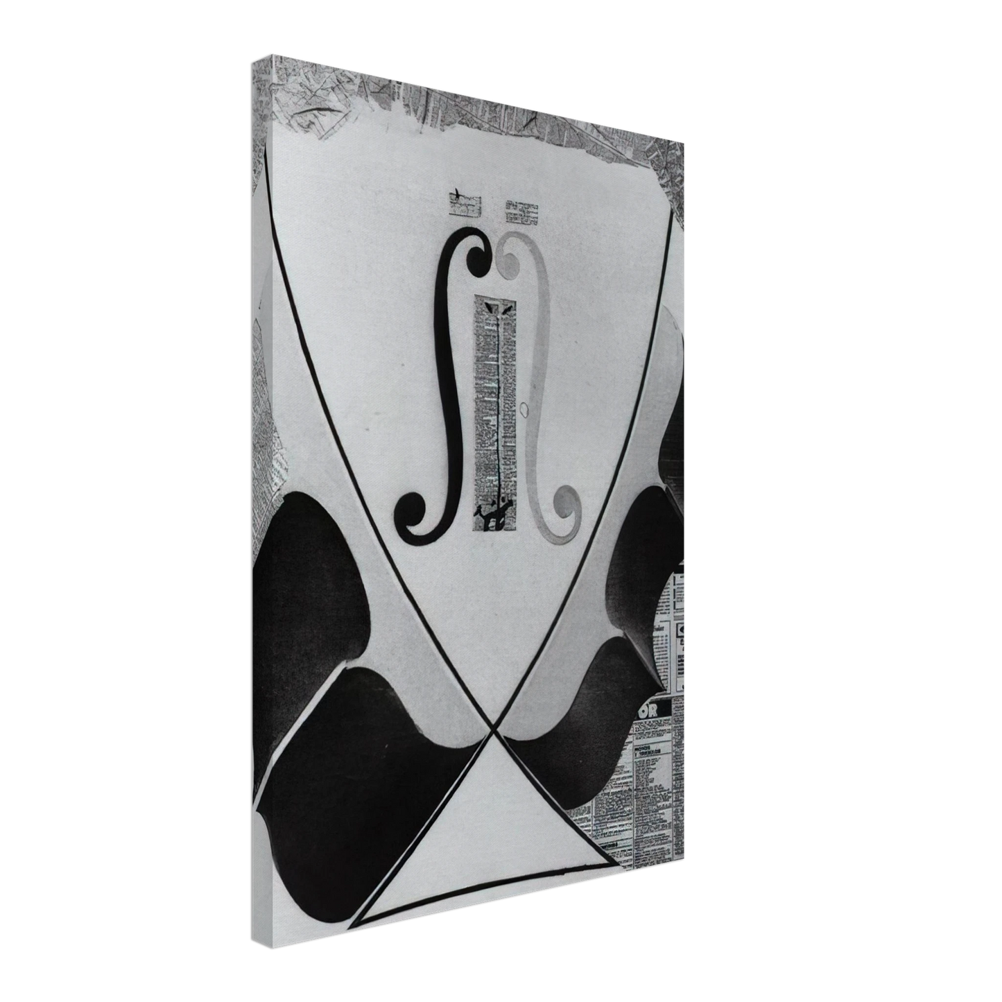 Salvador Dali - UNTITLED HEAD OF A SPANISH NOBLEMAN FASHIONED BY THE CATASTROPHE MODEL FROM A SWALLOW S TAIL Canvas - 70x100 cm / 28x40 inches-canvas