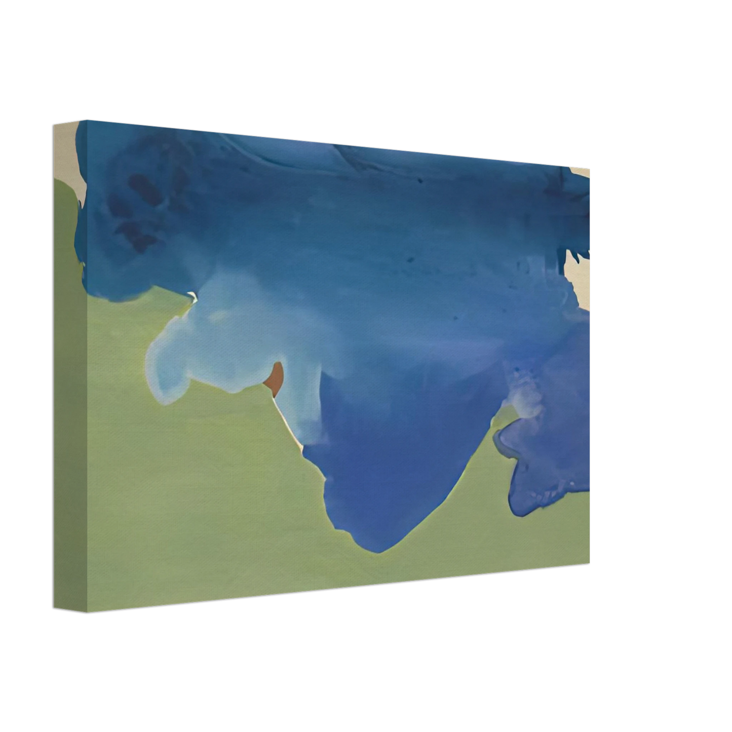 Helen Frankenthaler - The Bay, 1963- Canvas - 40x60 cm / 16x24 inches-canvas