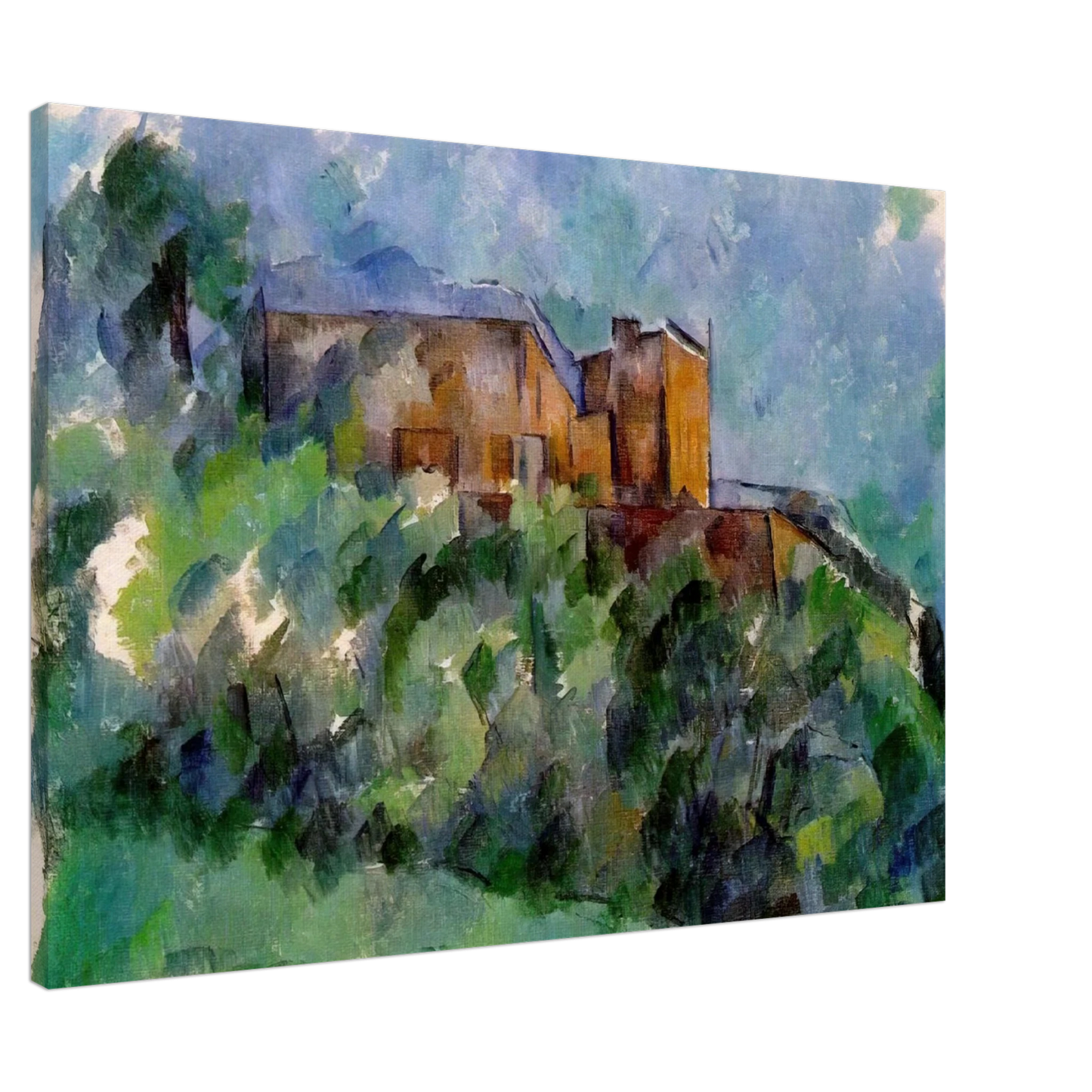 Paul Cezanne - Chateau Noir Canvas - 20x30 cm / 8x12 inches-canvas