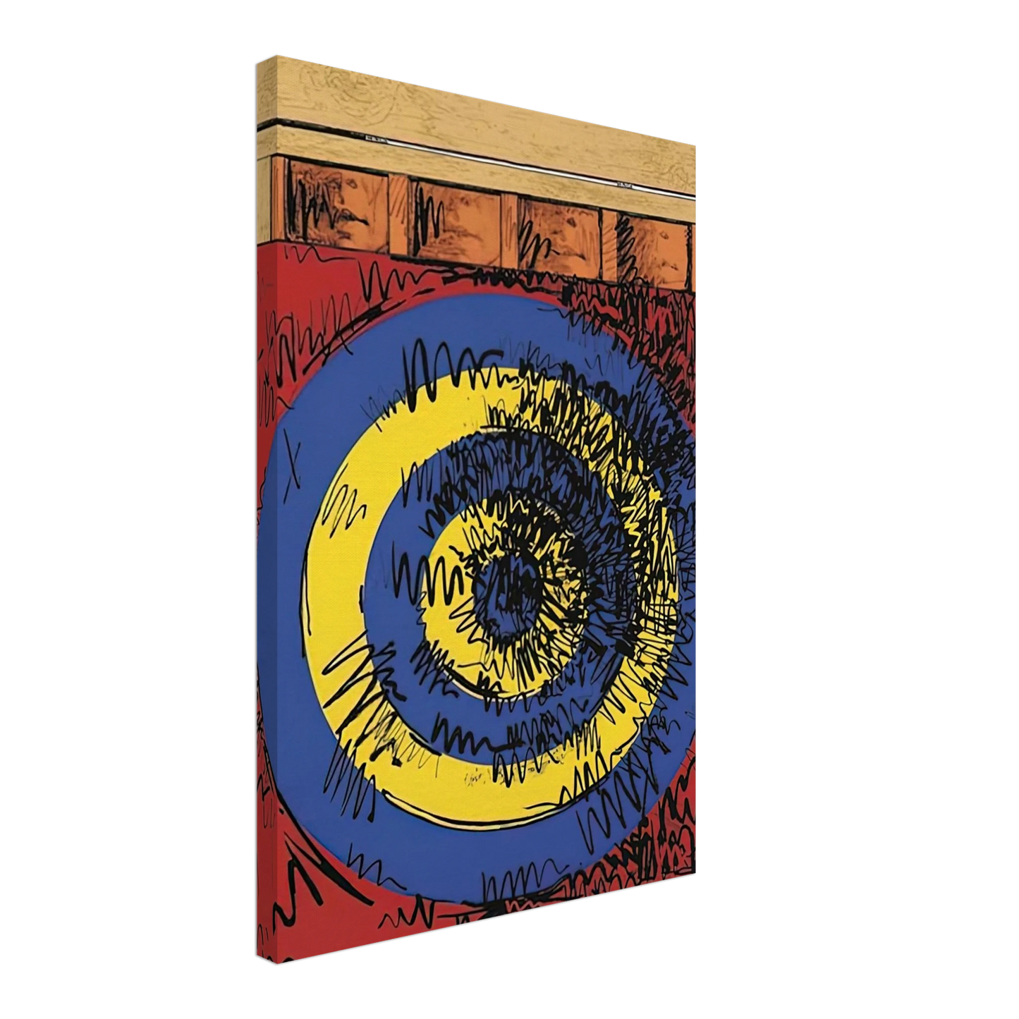 Jasper Johns - TARGET WITH FOUR FACES ULAE 55 1968 Canvas - 40x60 cm / 16x24 inches-canvas