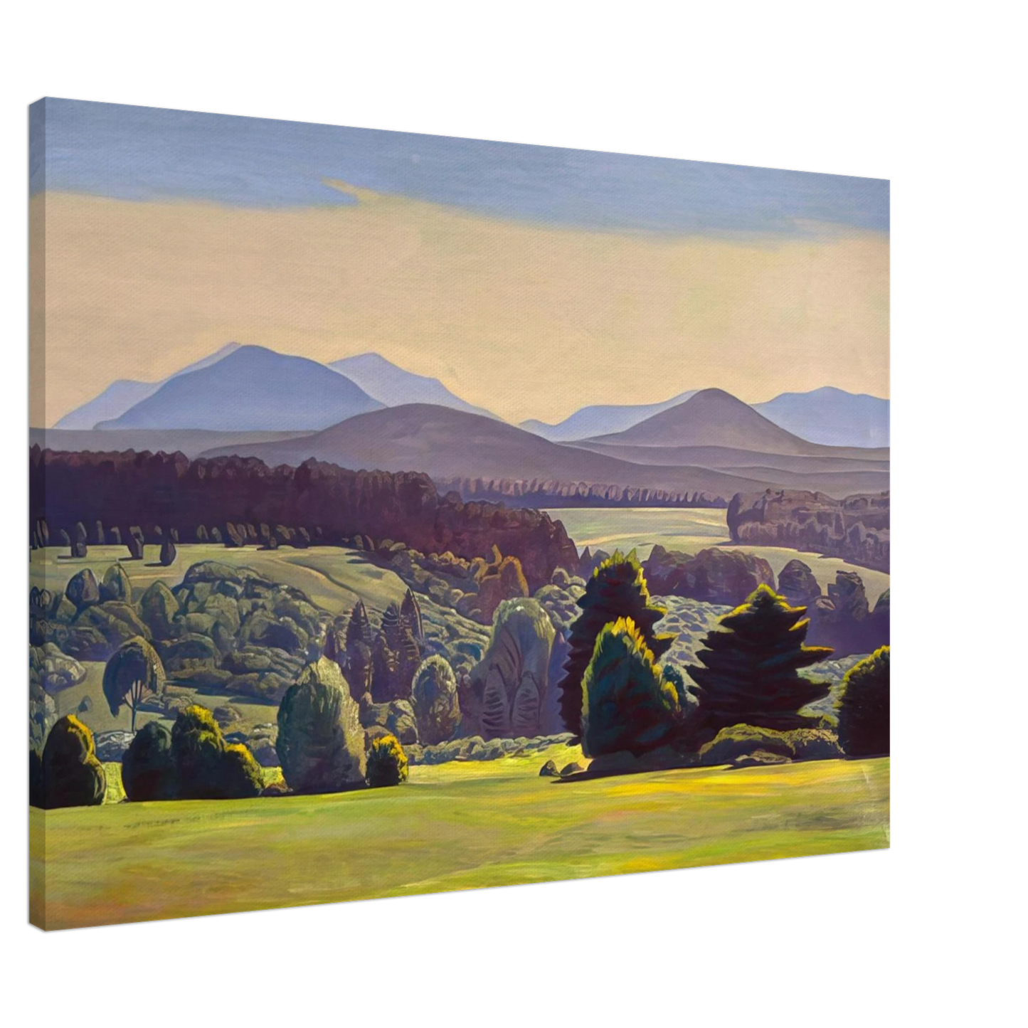 Rockwell Kent - Summer Day. Asgaard Canvas - 20x30 cm / 8x12 inches-canvas