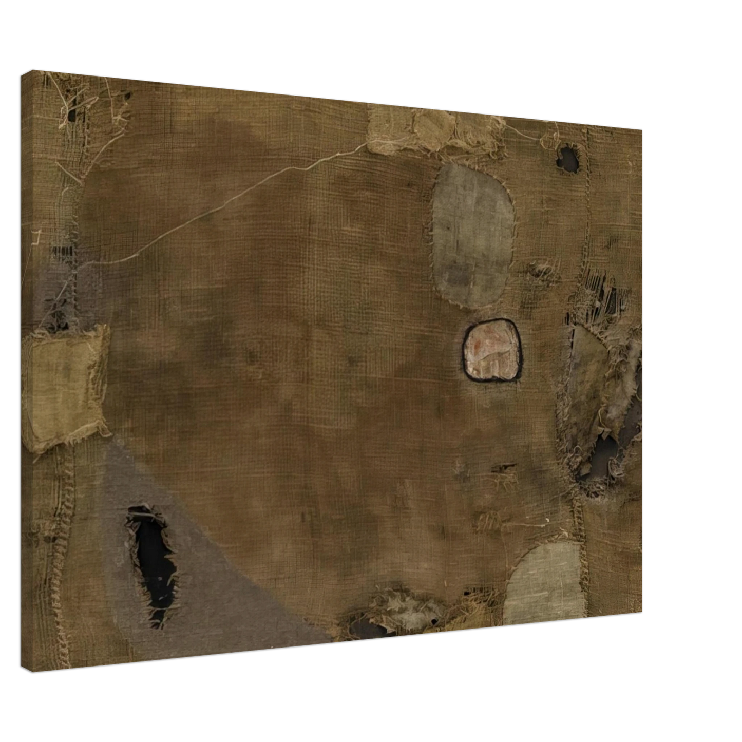Alberto Burri - Sackcloth - 1953 Canvas - 20x30 cm / 8x12 inches-canvas