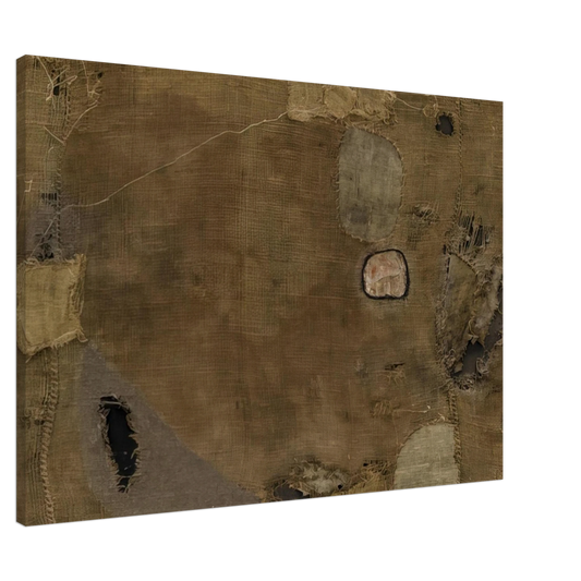 Alberto Burri - Sackcloth - 1953 Canvas - 20x30 cm / 8x12 inches-canvas