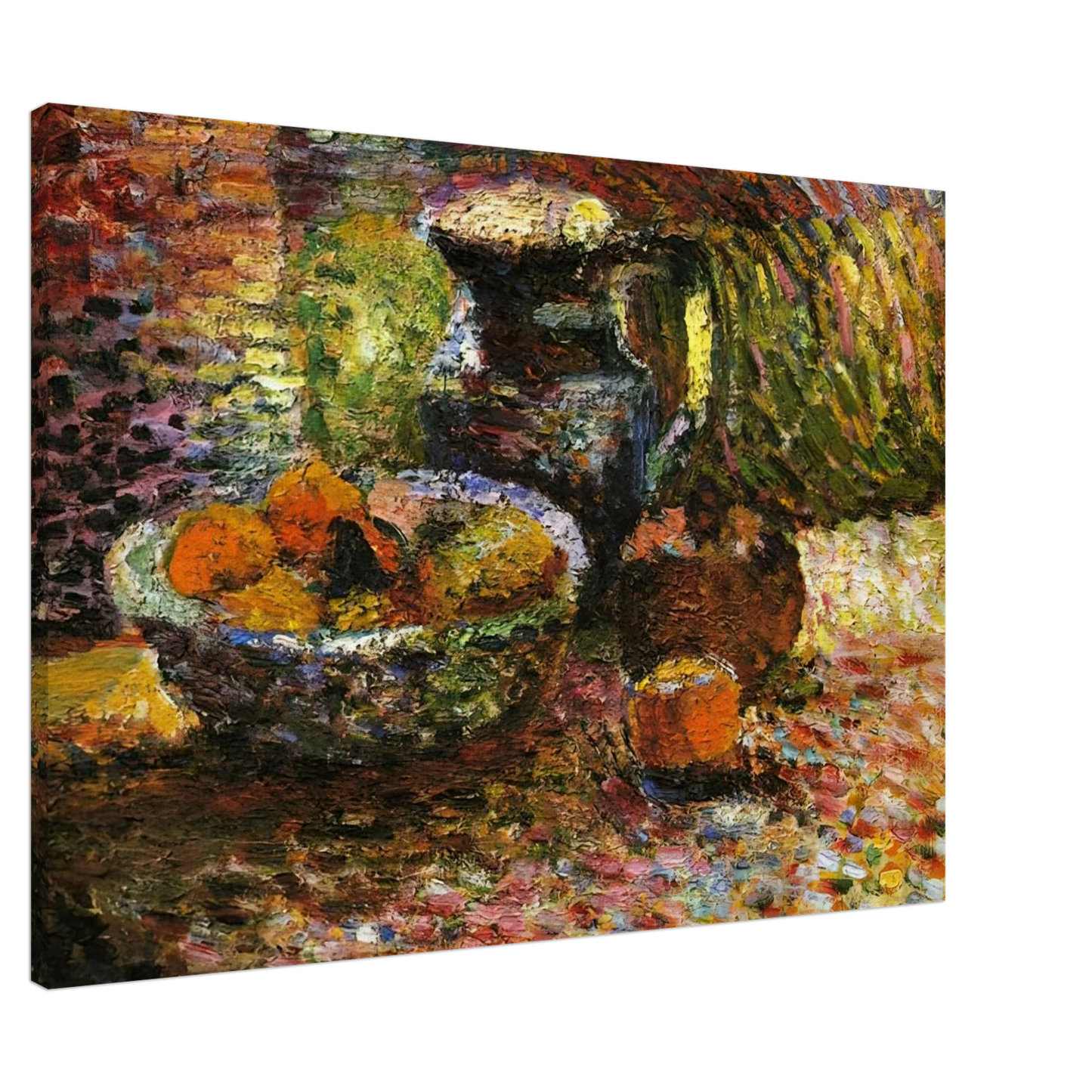 Henri Matisse - STILL LIFE WITH PITCHER AND FRUIT Canvas - 20x30 cm / 8x12 inches-canvas