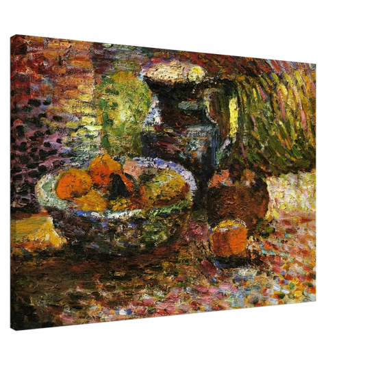 Henri Matisse - STILL LIFE WITH PITCHER AND FRUIT Canvas - 20x30 cm / 8x12 inches-canvas