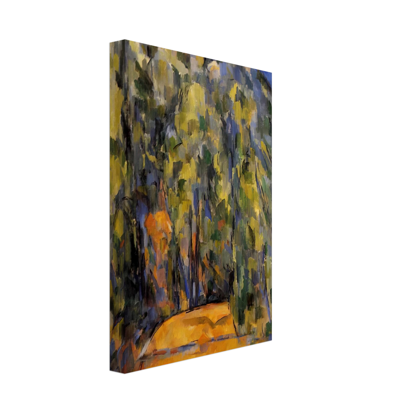 Paul Cezanne - Bend in Forest Road Canvas - 70x100 cm / 28x40 inches-canvas