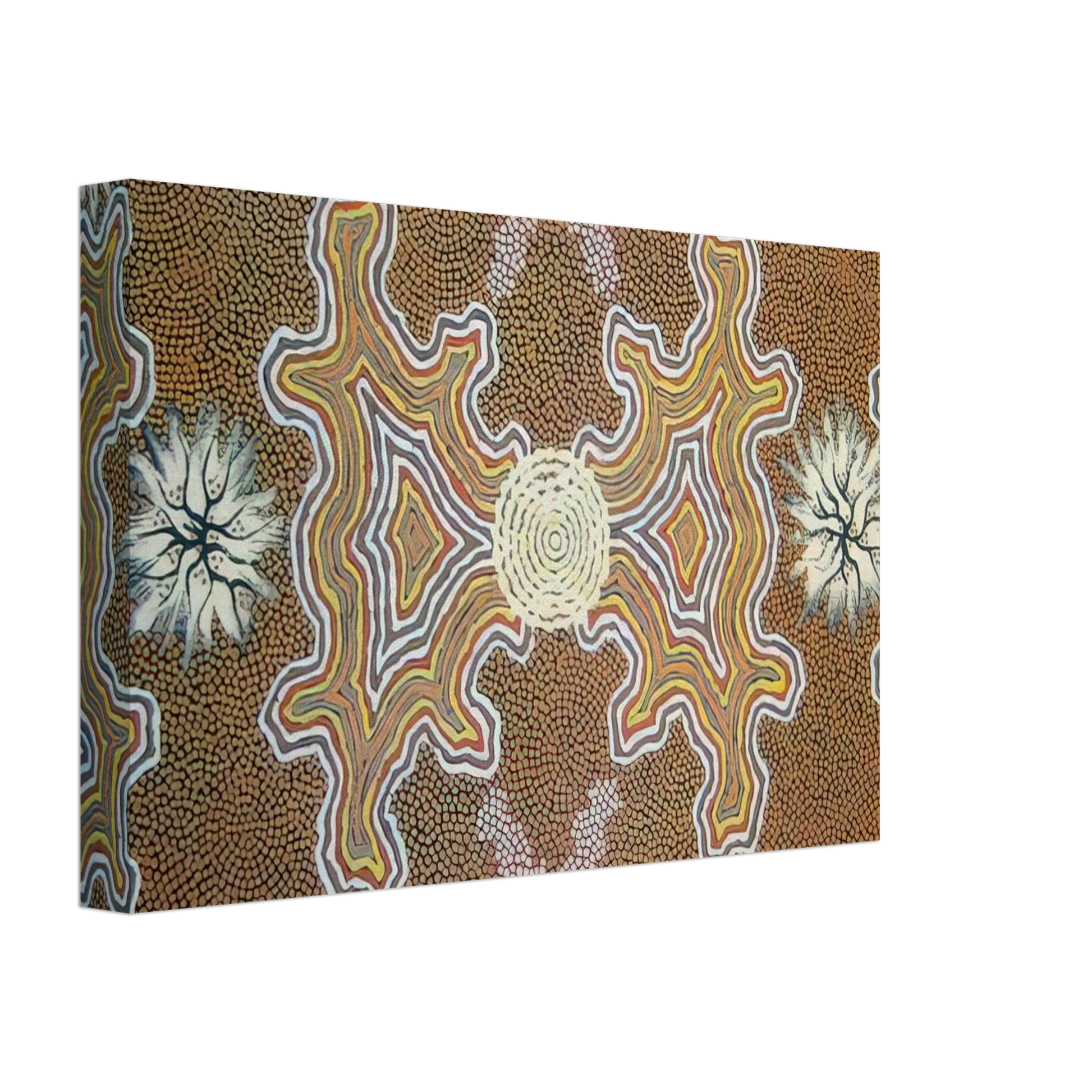 Clifford Possum Tjapaltjarri - Men's Dreaming - 1994 Canvas - 40x60 cm / 16x24 inches-canvas