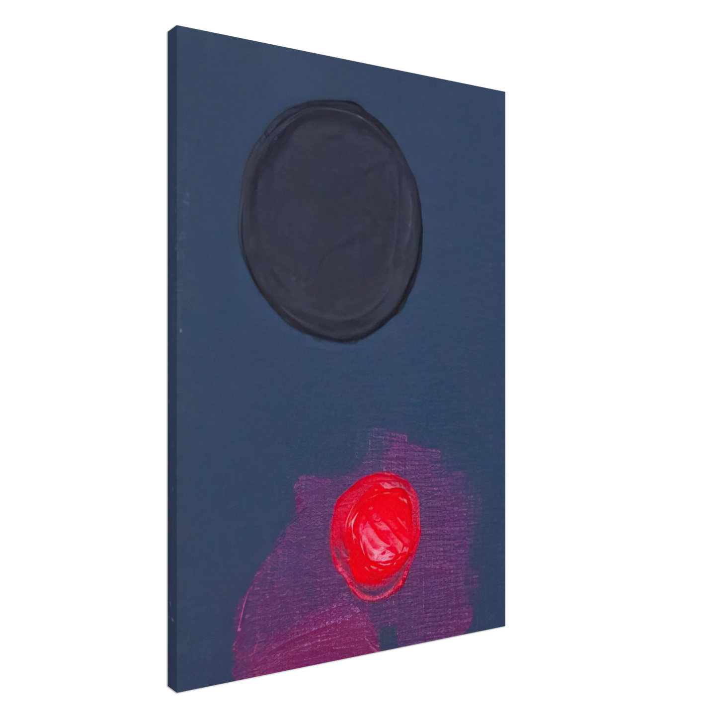 Luis Feito - BAS 1974 Canvas - 20x30 cm / 8x12 inches-canvas