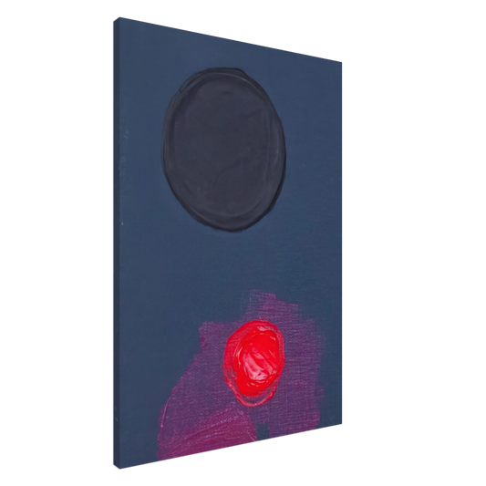 Luis Feito - BAS 1974 Canvas - 20x30 cm / 8x12 inches-canvas