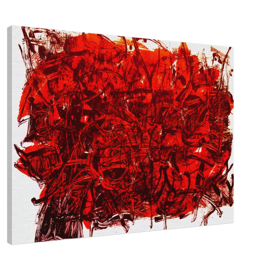 Jean-Paul Riopelle - Leaves III Canvas - 20x30 cm / 8x12 inches-canvas