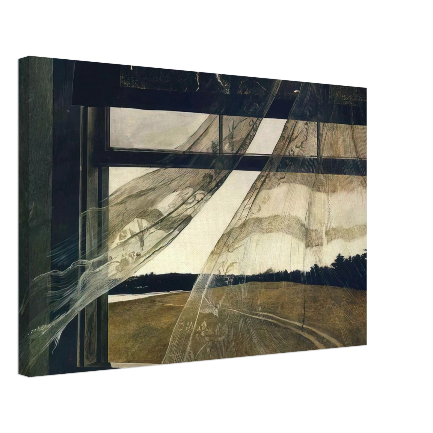 Andrew Wyeth - WIND FROM THE SEA 1947 Canvas - 70x100 cm / 28x40 inches-canvas