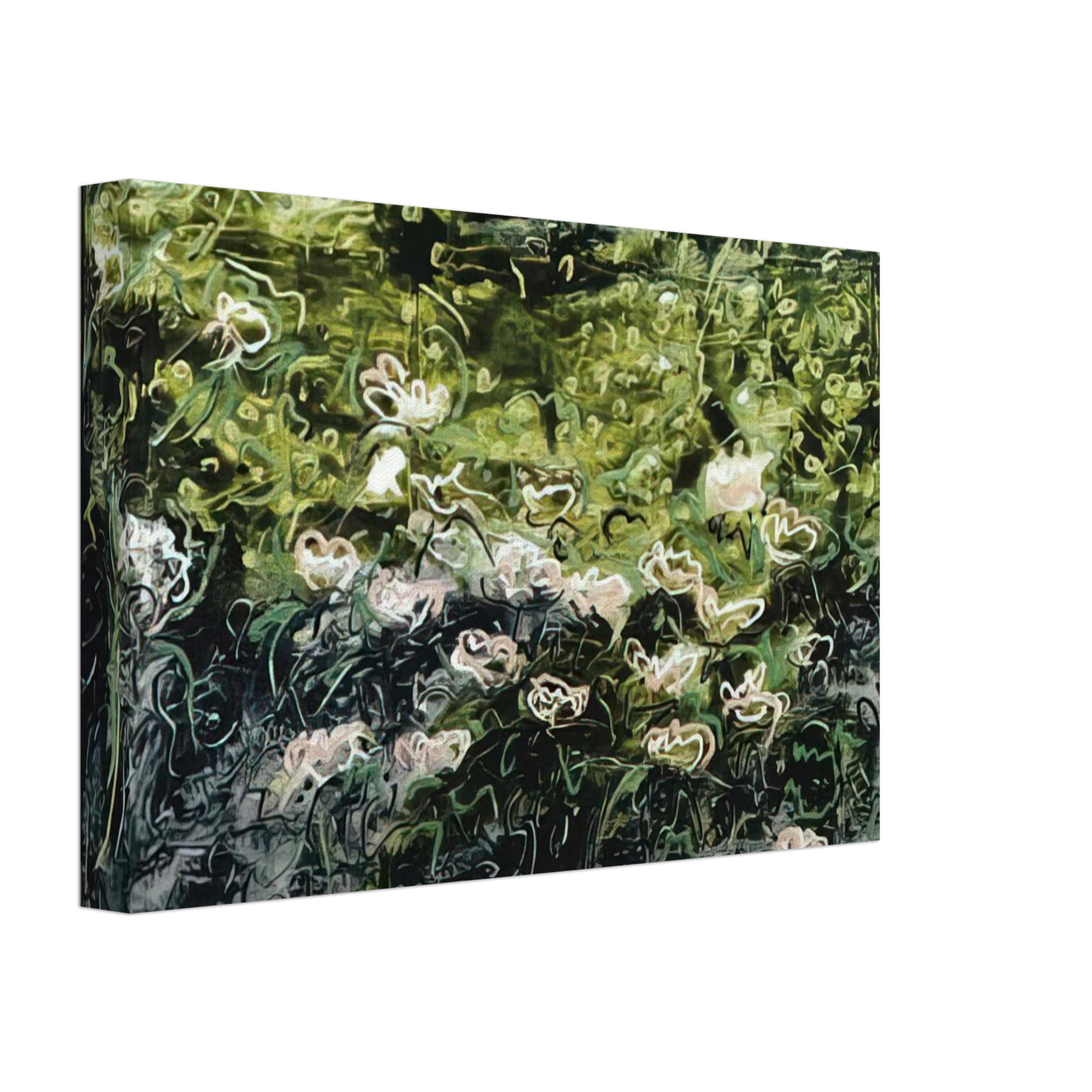 Mario Schifano - Acquatico - Art Informel Canvas - 70x100 cm / 28x40 inches-canvas