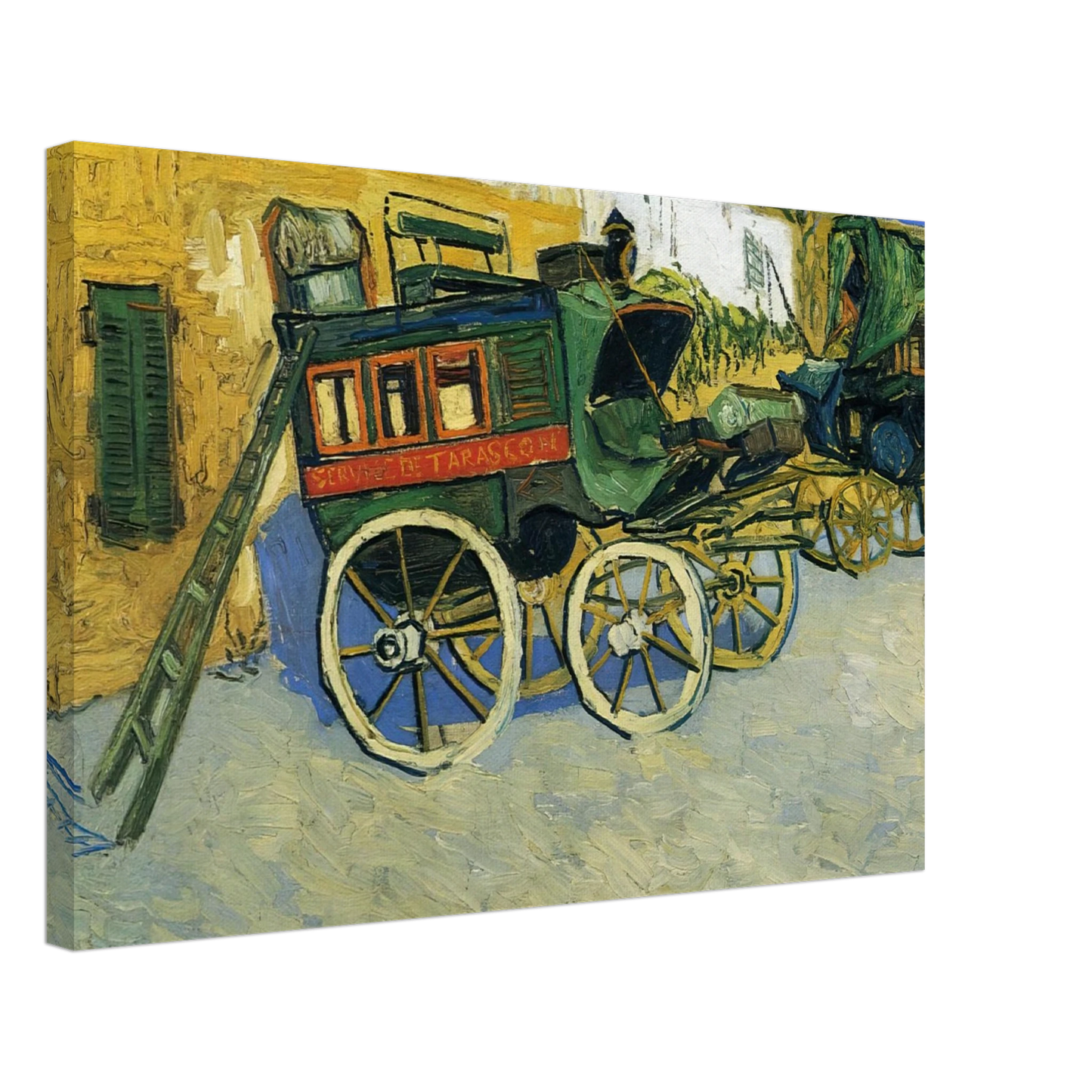 Vincent van Gogh - The Tarascon Diligence Canvas - 70x100 cm / 28x40 inches-canvas