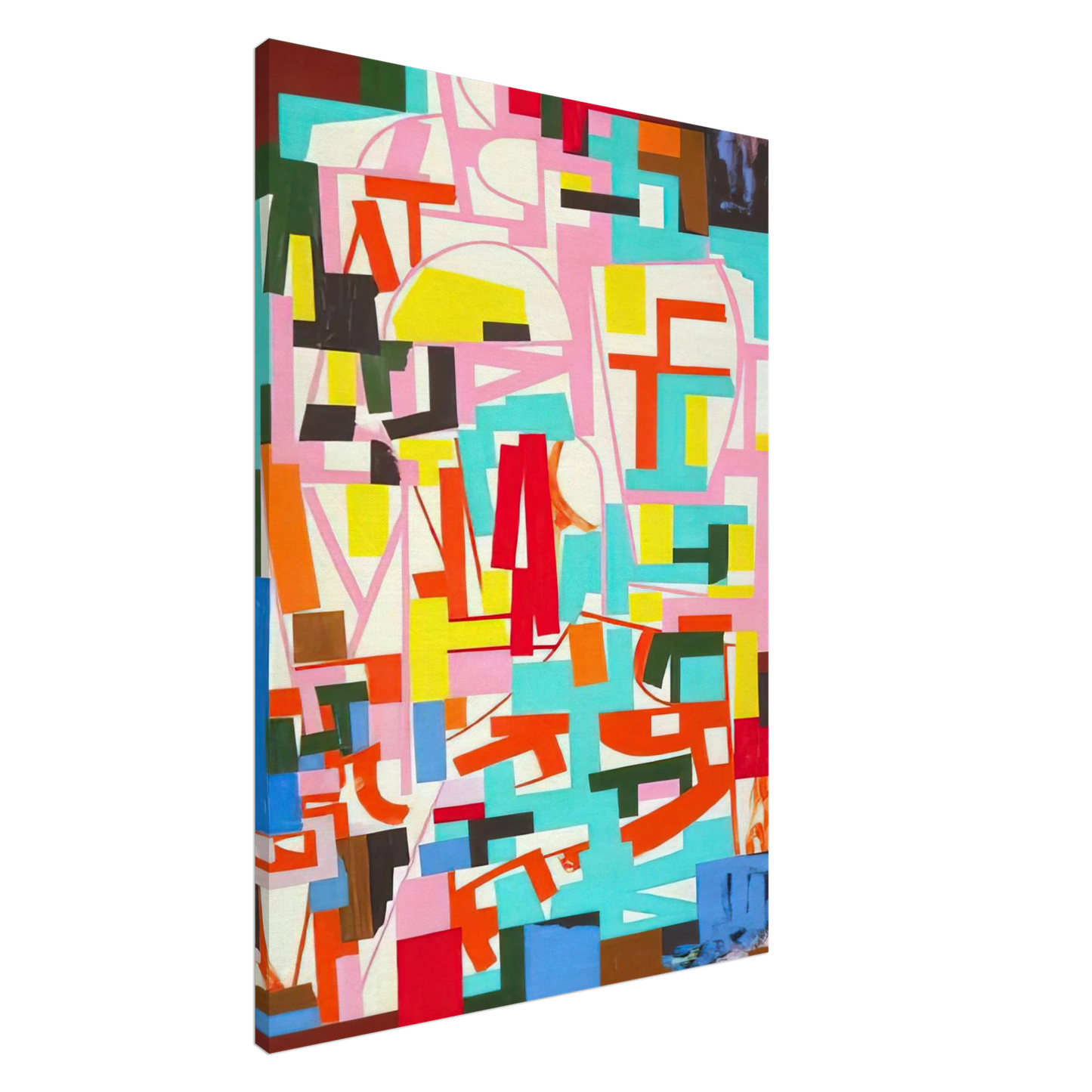 Ad Reinhardt - Untitled - 1940 Canvas - 20x30 cm / 8x12 inches-canvas