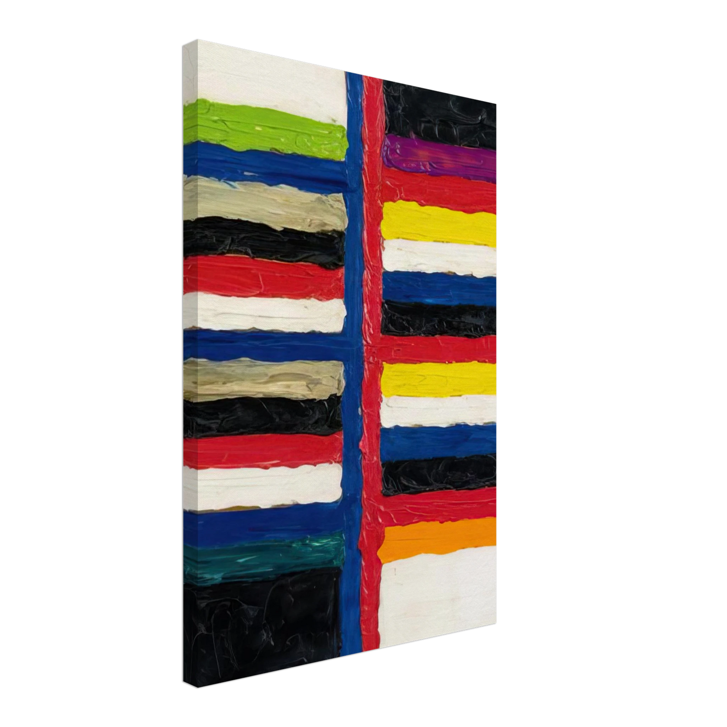 Alfred Jensen - Untitled - 1960 Canvas - 40x60 cm / 16x24 inches-canvas