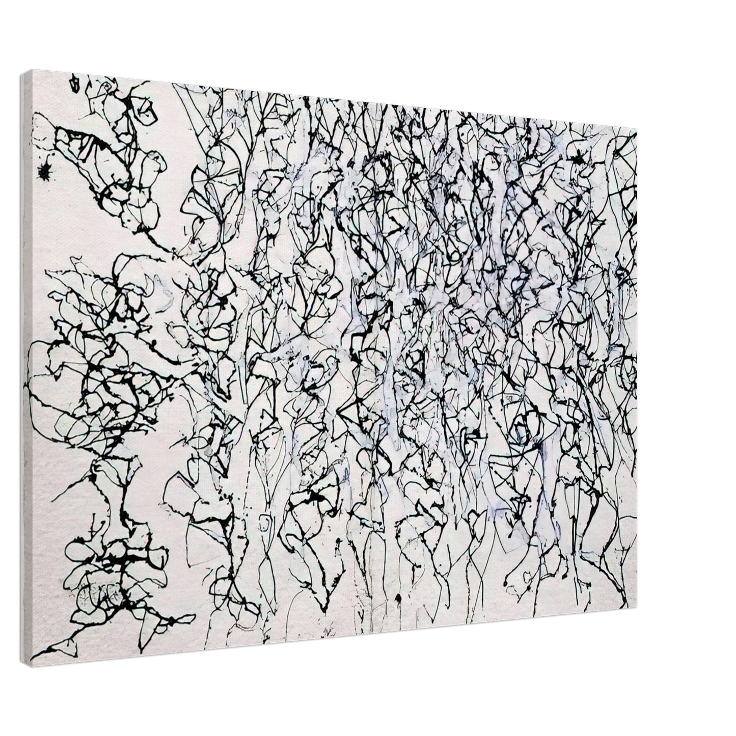 Brice Marden - Don't Bungle the Jungle - 1989 Canvas - 20x30 cm / 8x12 inches-canvas