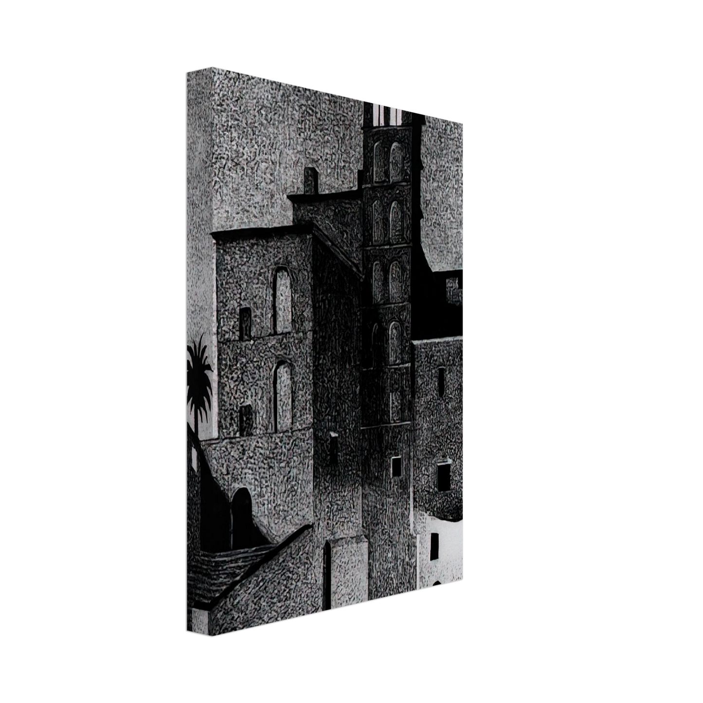 MC Escher - SS GIOVANNI ET PAOLO ROME MAY 1936 1936 Canvas - 40x60 cm / 16x24 inches-canvas